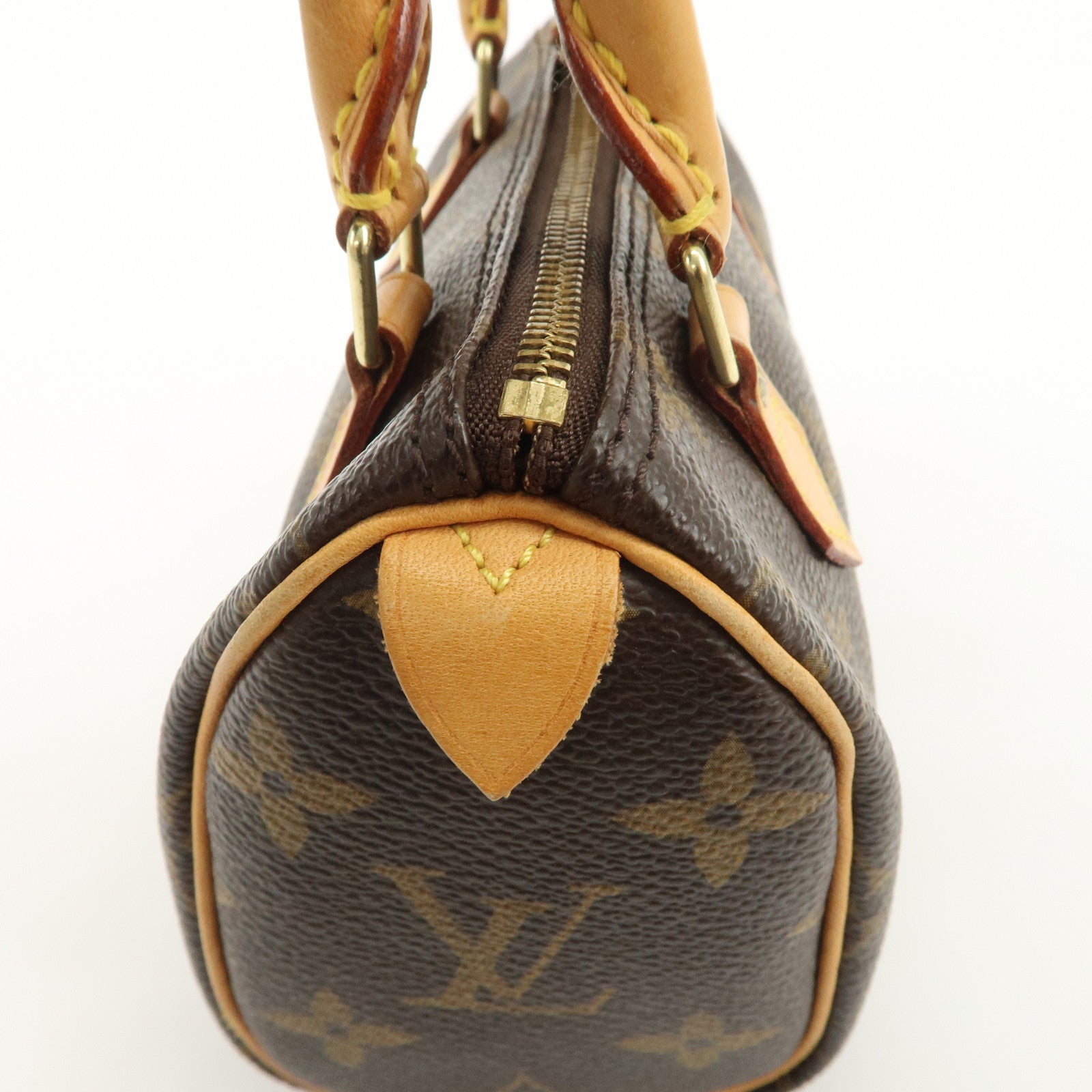 Louis Vuitton Monogram Mini Speedy & Shoulder Strap Brown M41534
