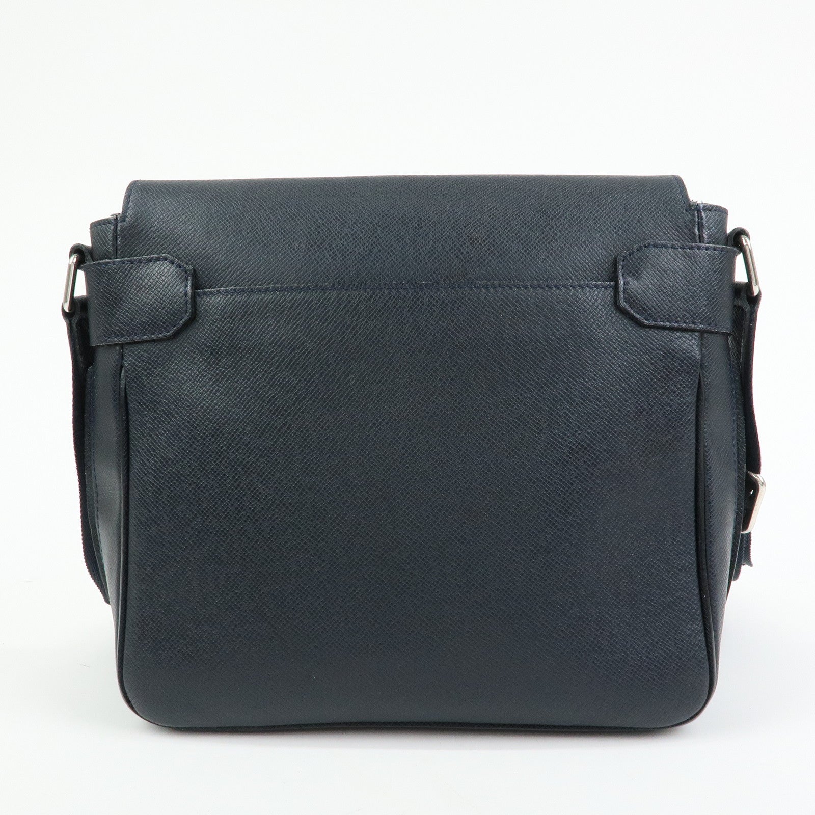 Louis Vuitton Taiga Leather Shoulder Crossbody Bag Boreal M32632