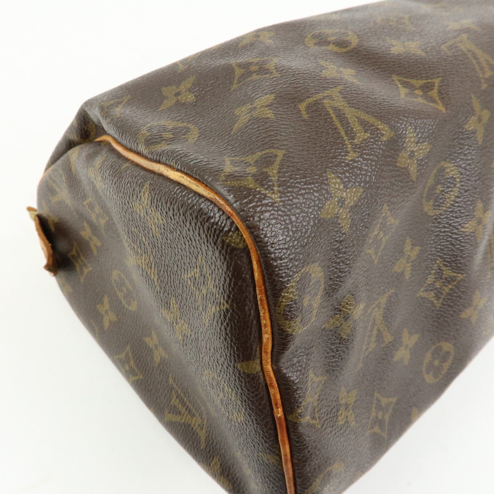 Louis Vuitton Monogram Speedy 25 Boston Bag Hand Bag Brown M41528