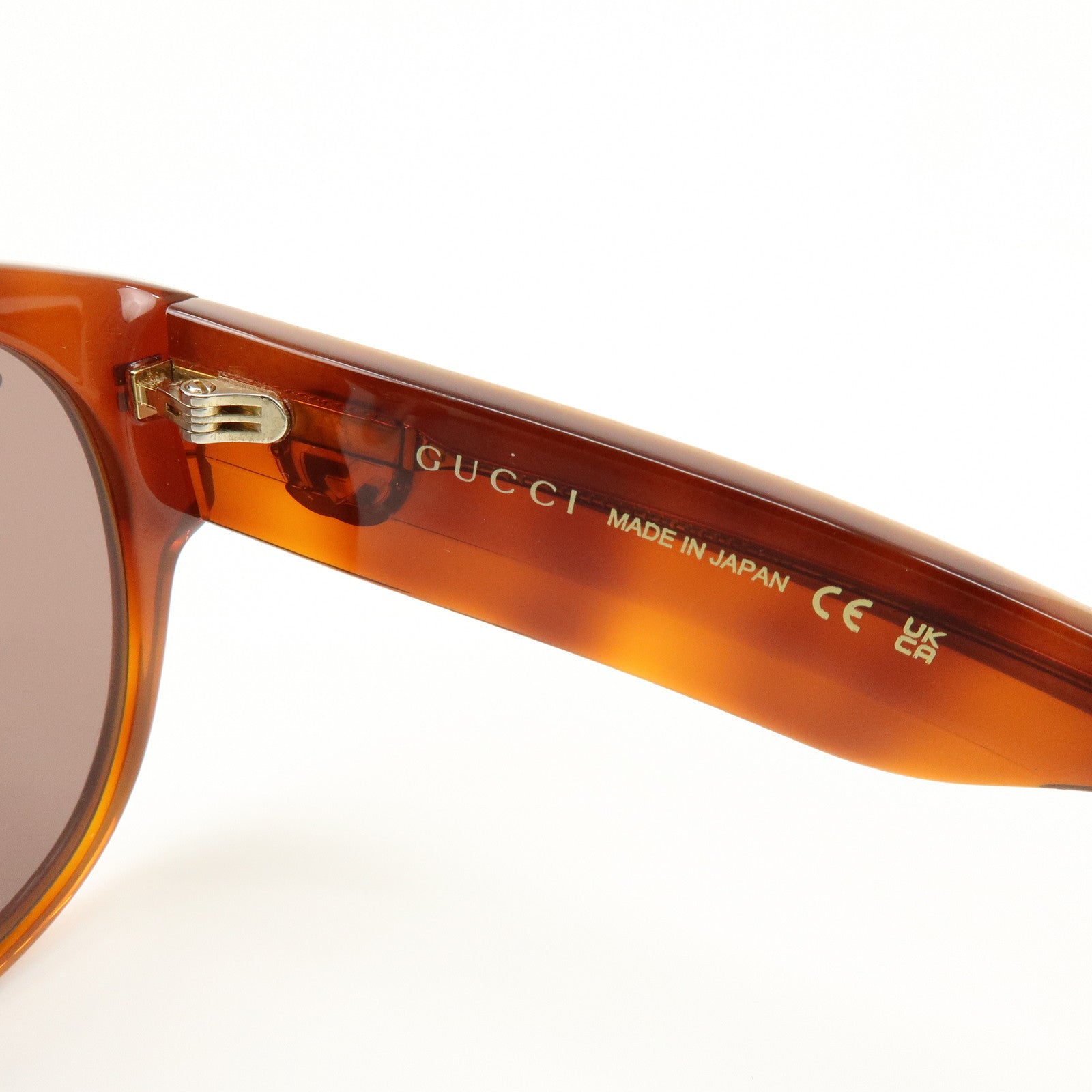 GUCCI Interlocking G Plastic Sunglasses Brown GG1304SK 56□20 145