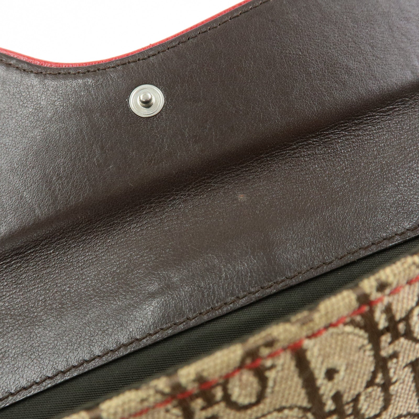 Christian Dior Rasta Trotter Canvas Leather Saddle Long Wallet