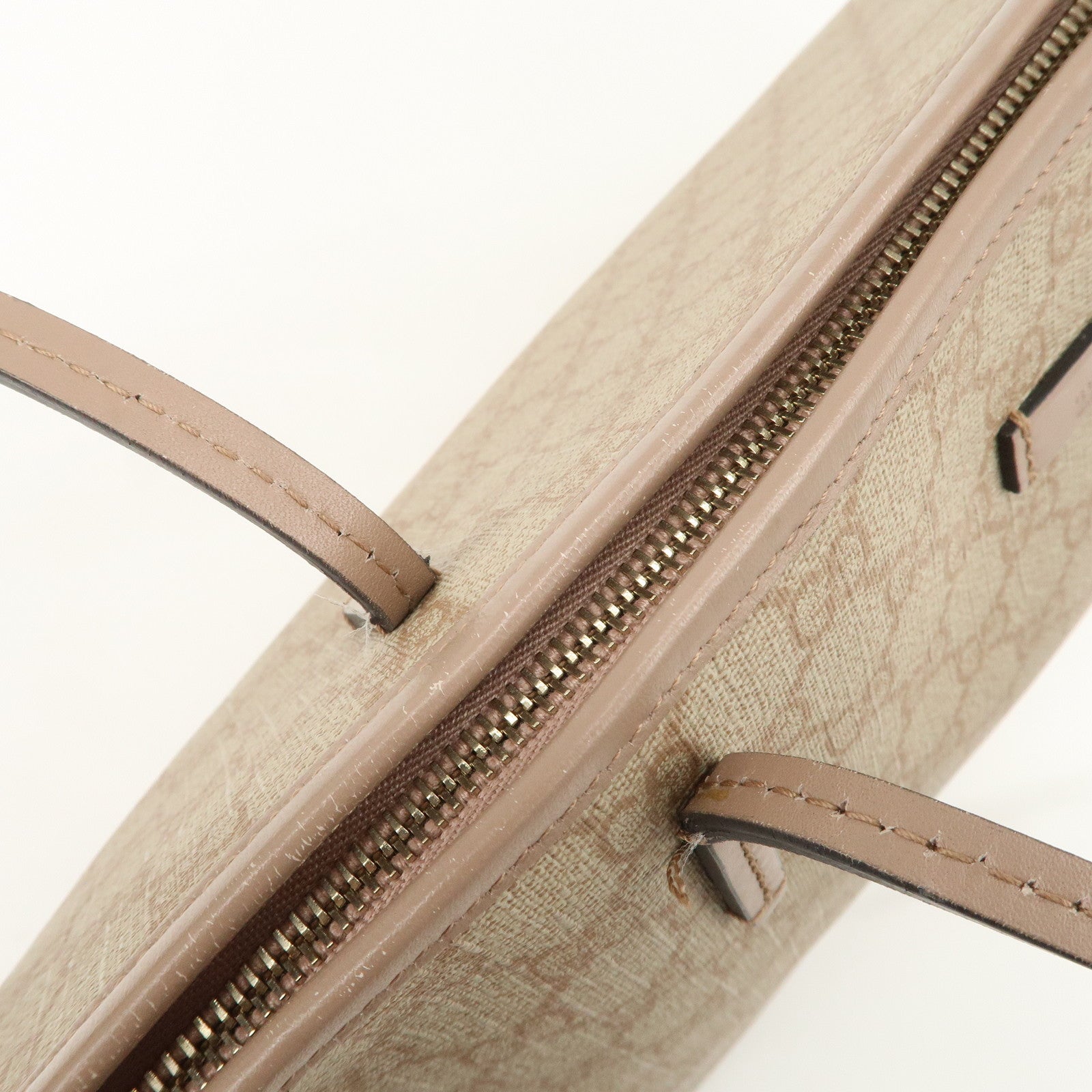 GUCCI GG Supreme 2WAY Bag Tote Bag Shoulder Bag Pink 353437