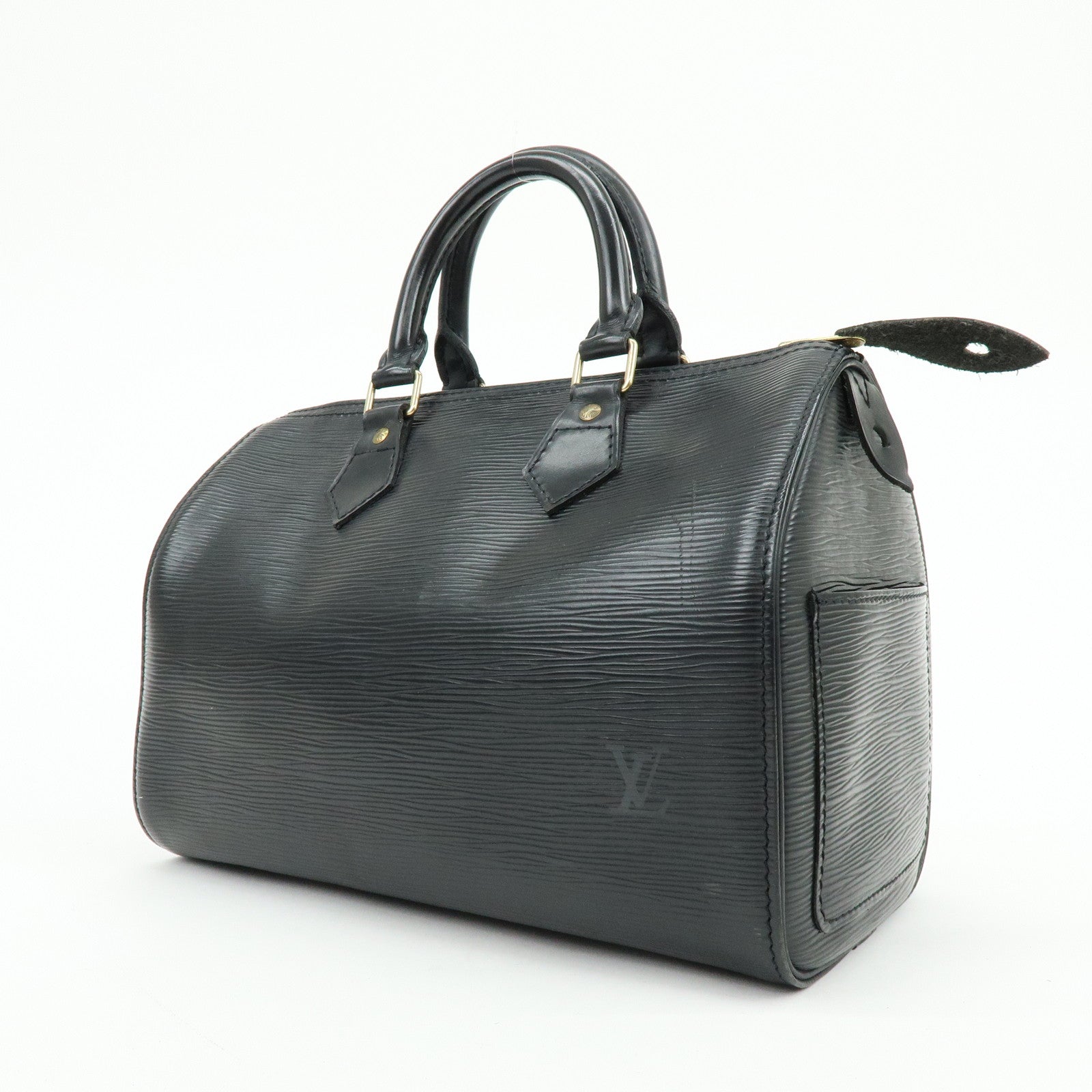 Louis Vuitton Epi Speedy 25 Hand Bag Boston Bag Noir M59032