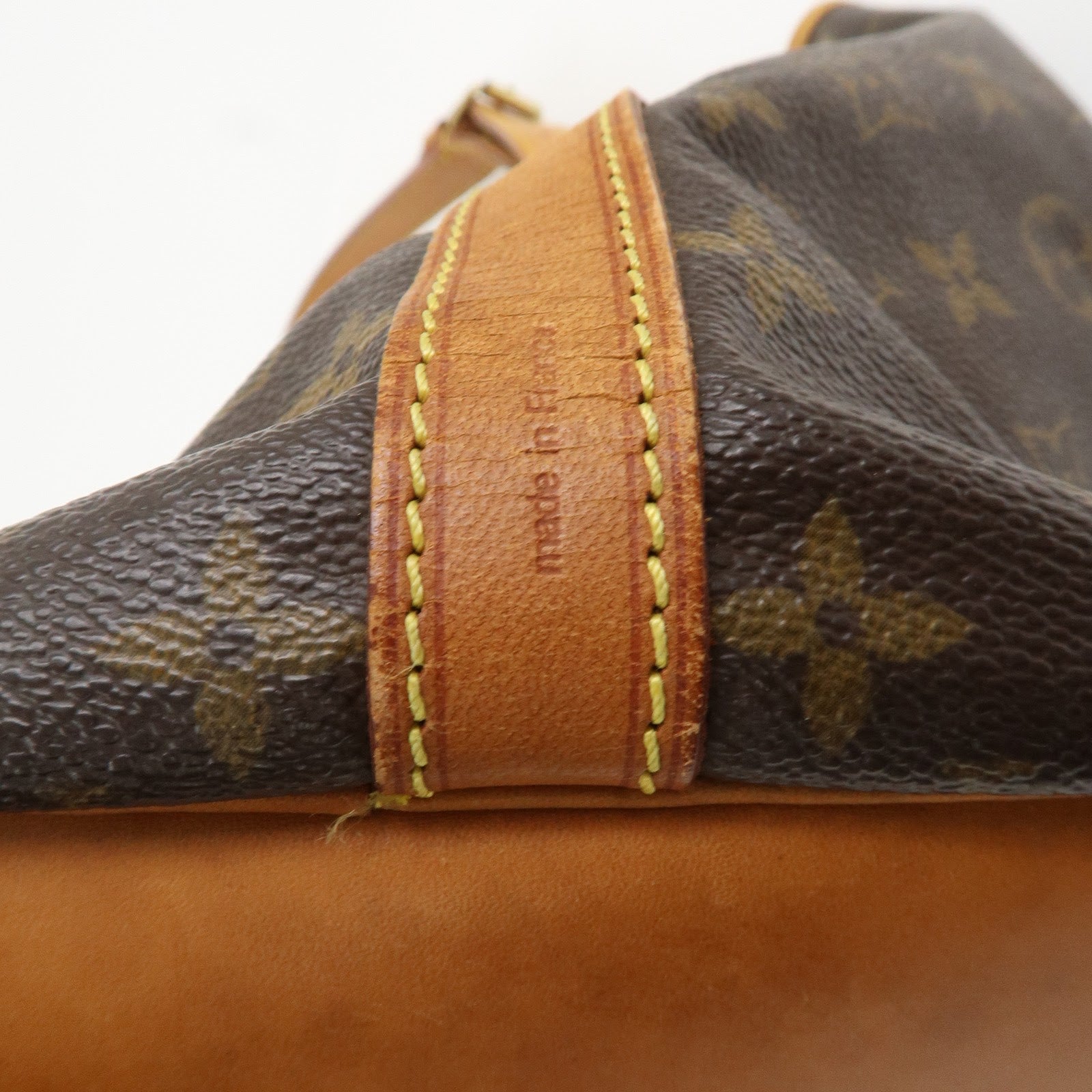 Louis Vuitton Monogram Petit Noe Shoulder Bag Brown M42226