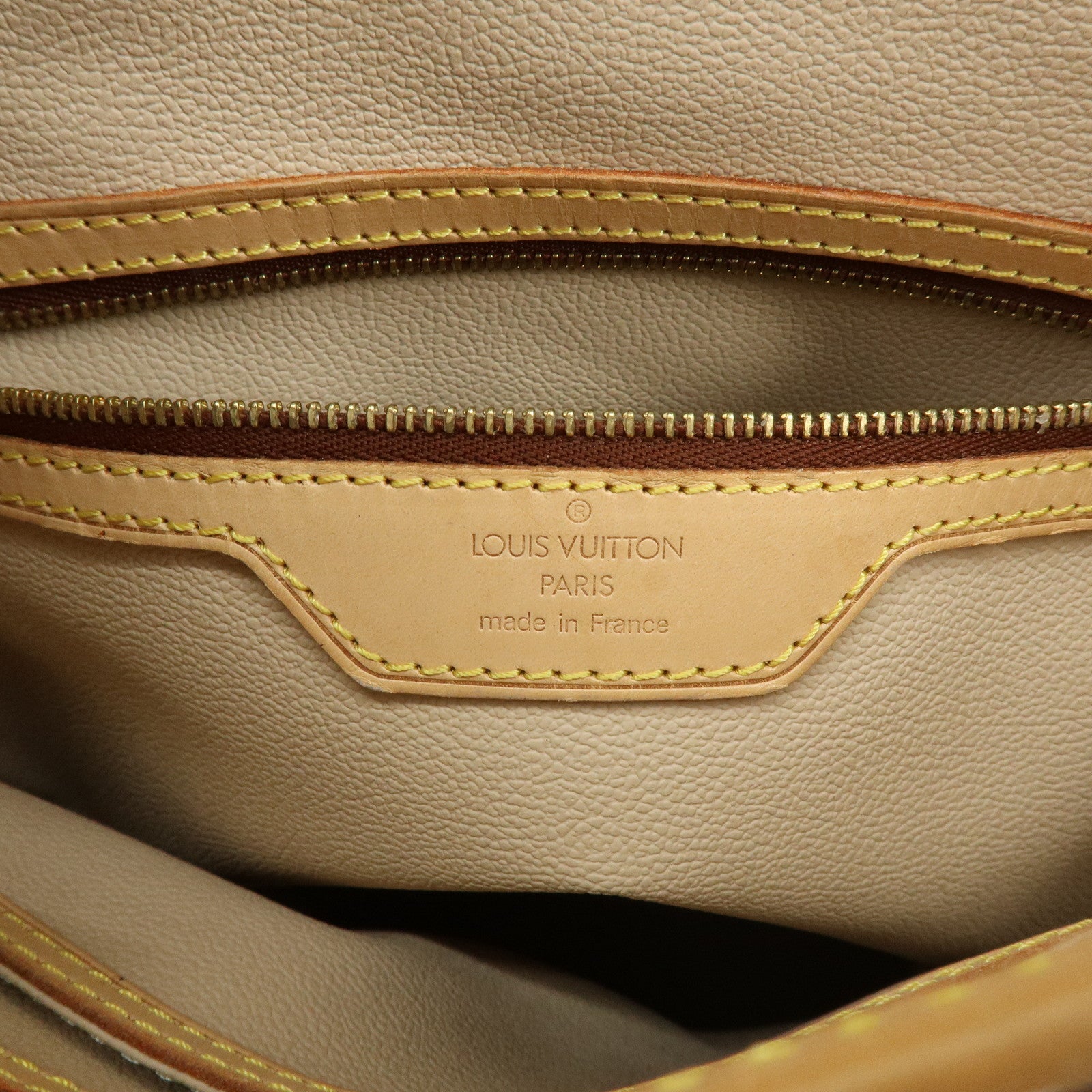 Louis Vuitton Monogram Canvas Bucket PM Hand Bag Brown M42238