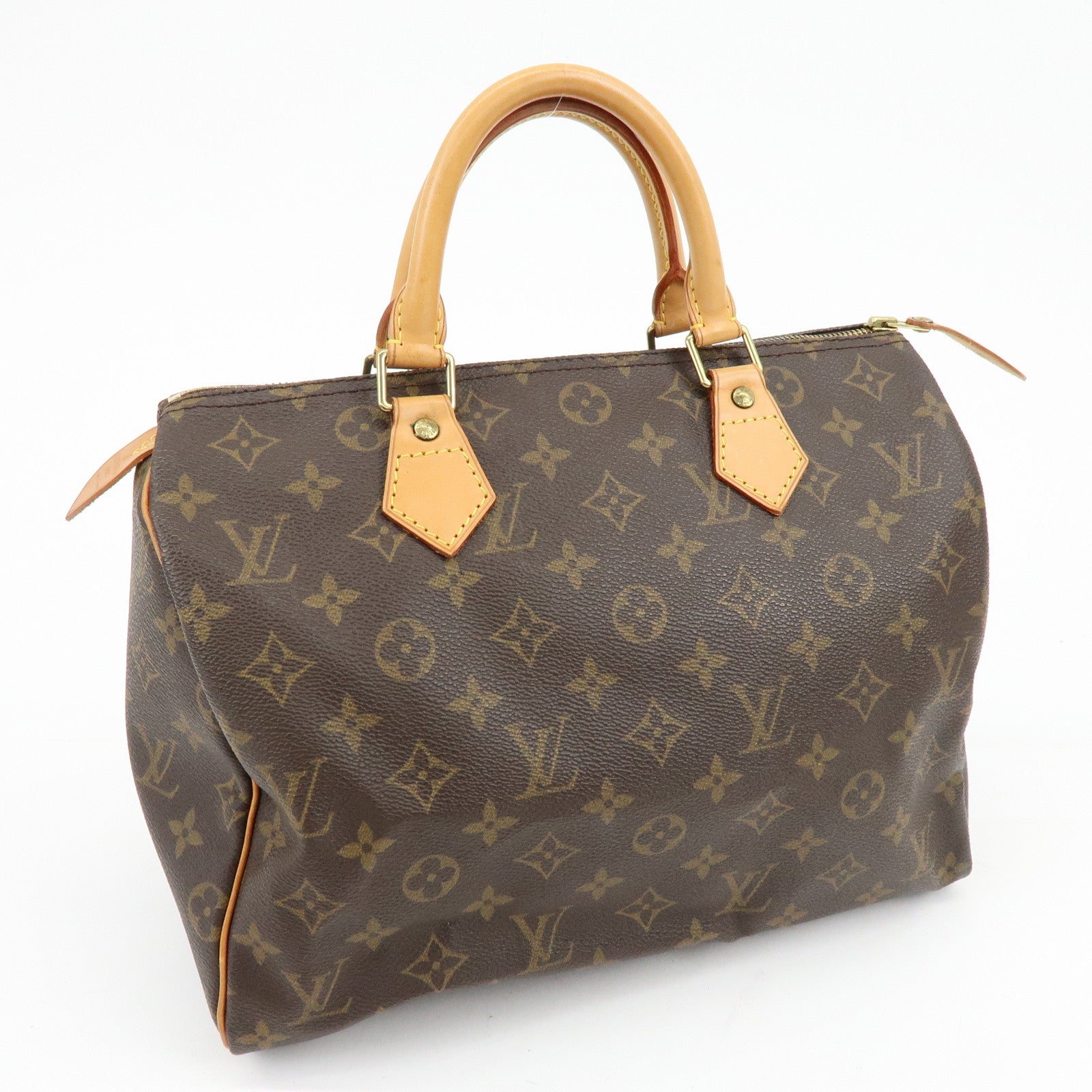 Louis Vuitton Monogram Speedy 30 Boston Bag Hand Bag Brown M41526