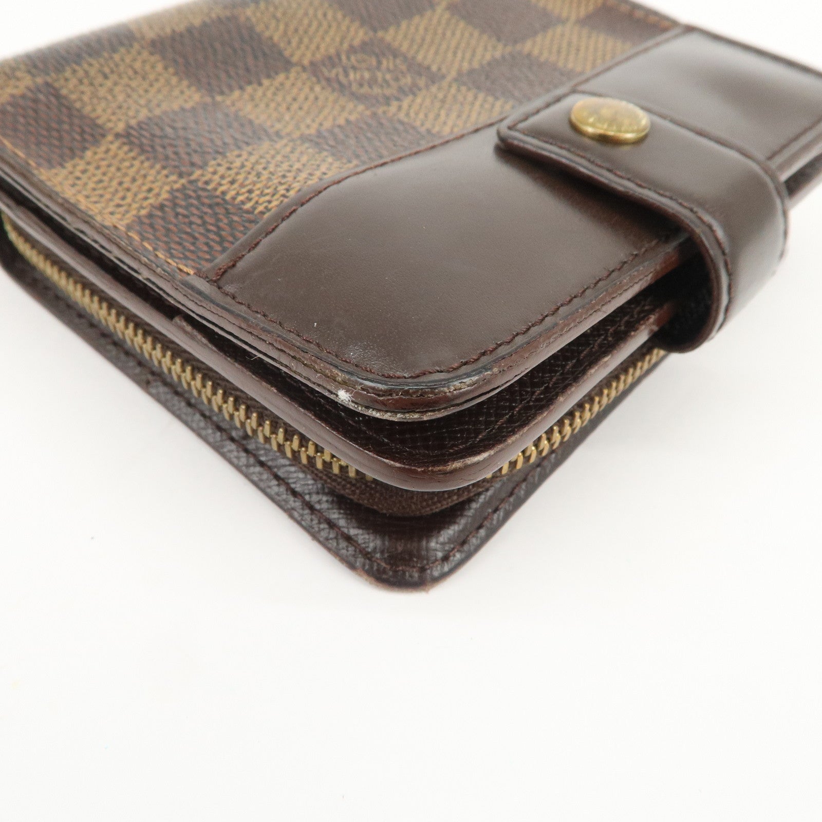 Louis Vuitton Damier Compact Zippy Bi-fold Small Wallet N61668