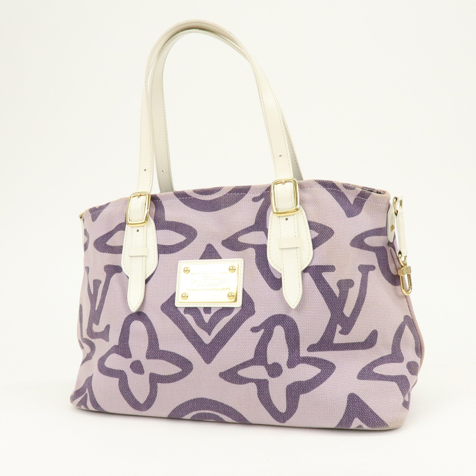 Louis Vuitton Cruise Line Tahitienne PM Canvas Tote Bag Lila M95680