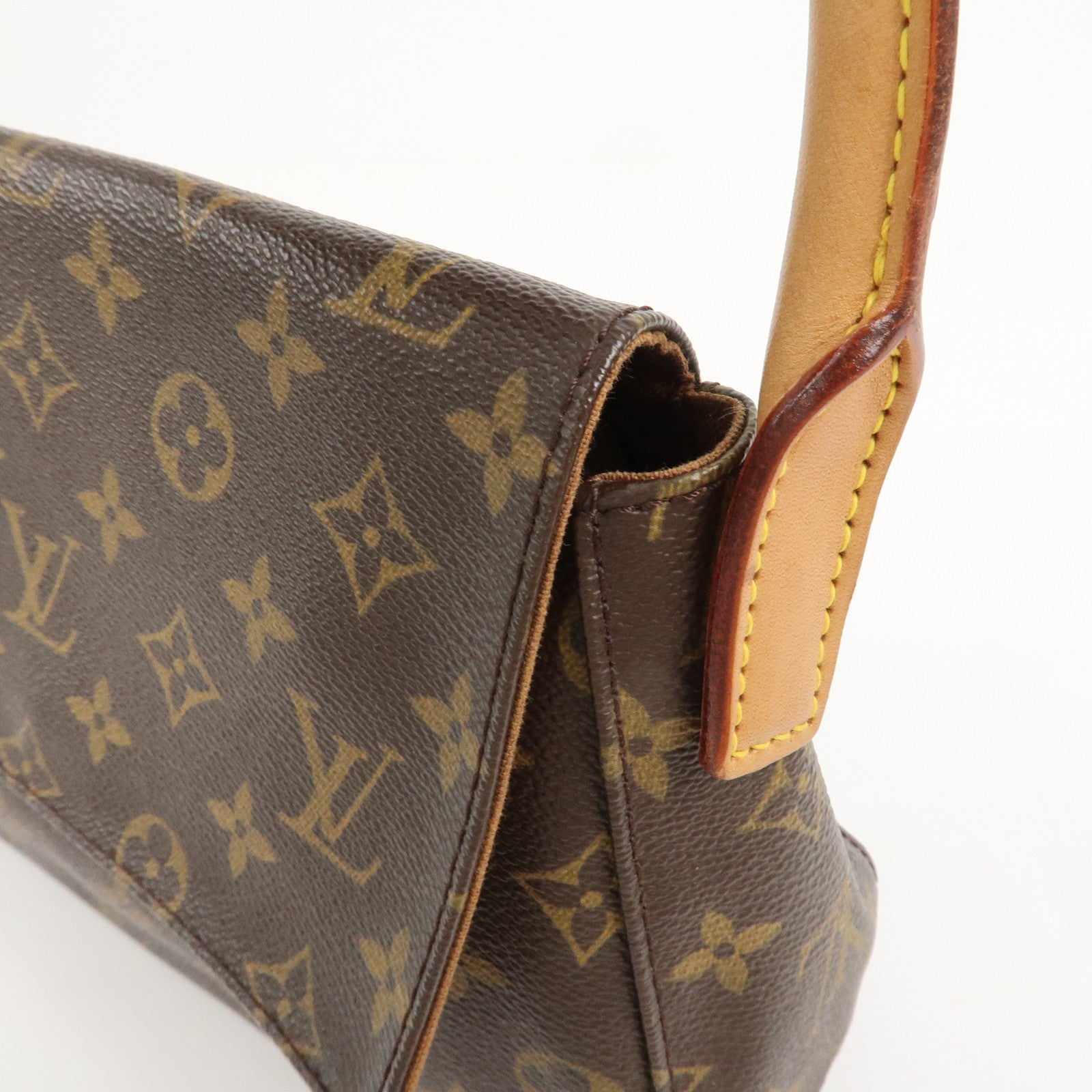 Louis Vuitton Monogram Mini Looping Shoulder Bag Brown M51147