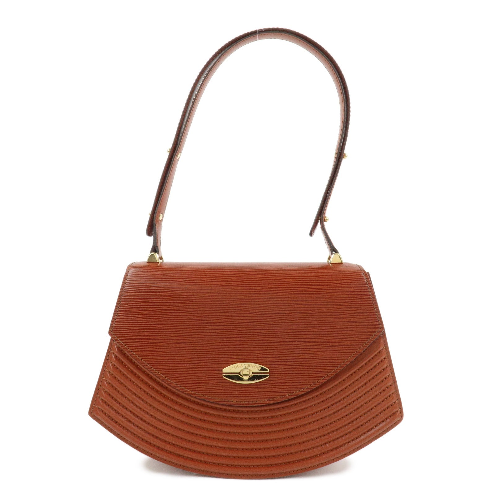 Louis Vuitton Epi Tilsit Shoulder Hand Bag Kenya Brown M52483