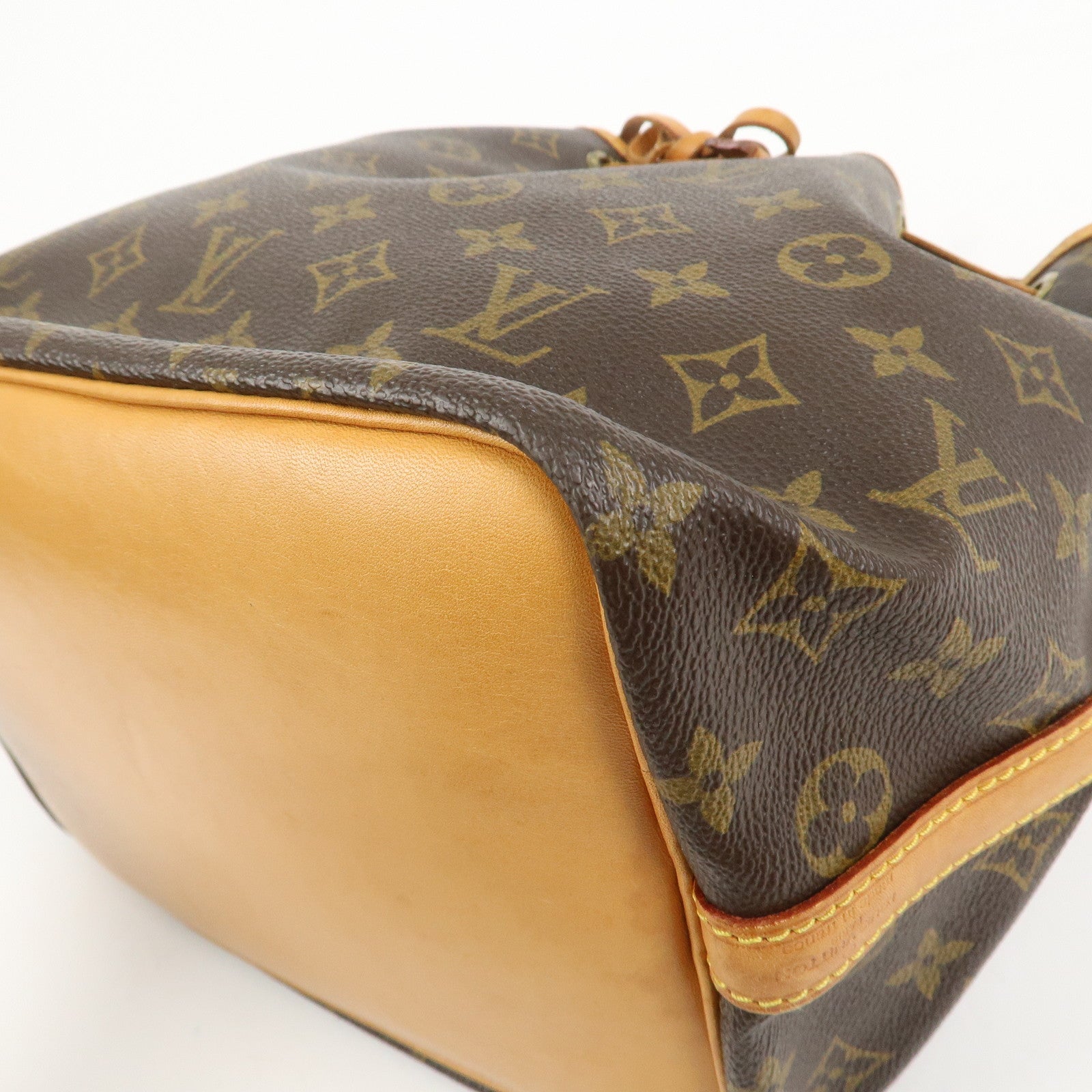 Louis Vuitton Monogram Petit Noe Shoulder Bag Brown M42226