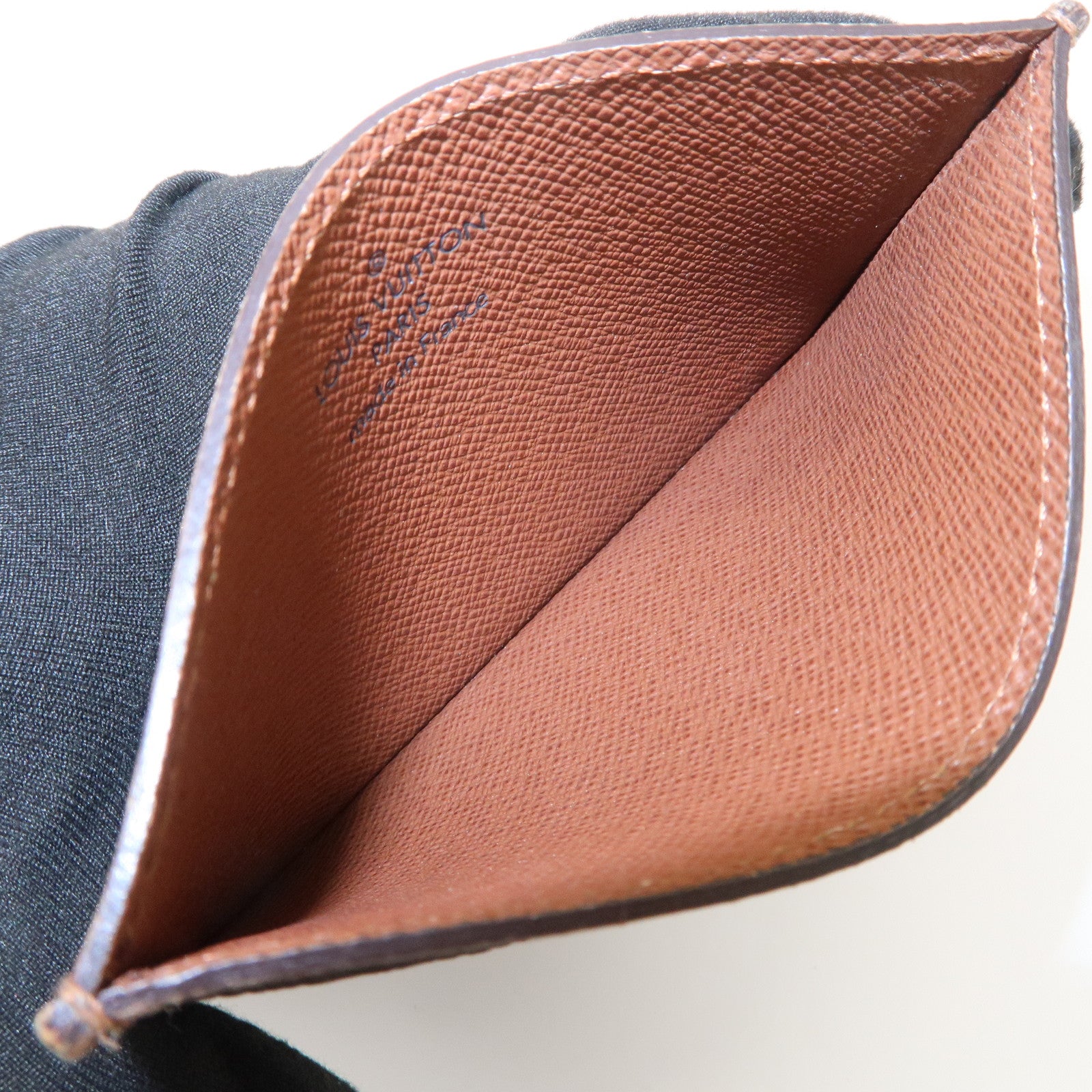 Louis Vuitton Monogram Canvas Porte Cartes Card Case M61733 Used