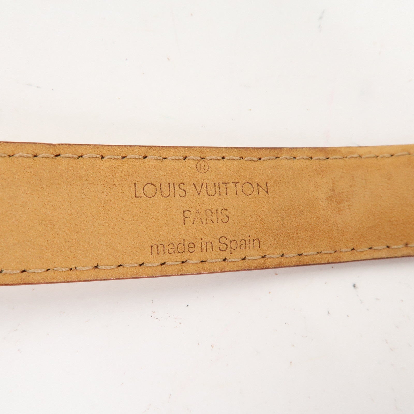Louis Vuitton Ceinture Monogram Multicolor Leather Belt M9272W Used