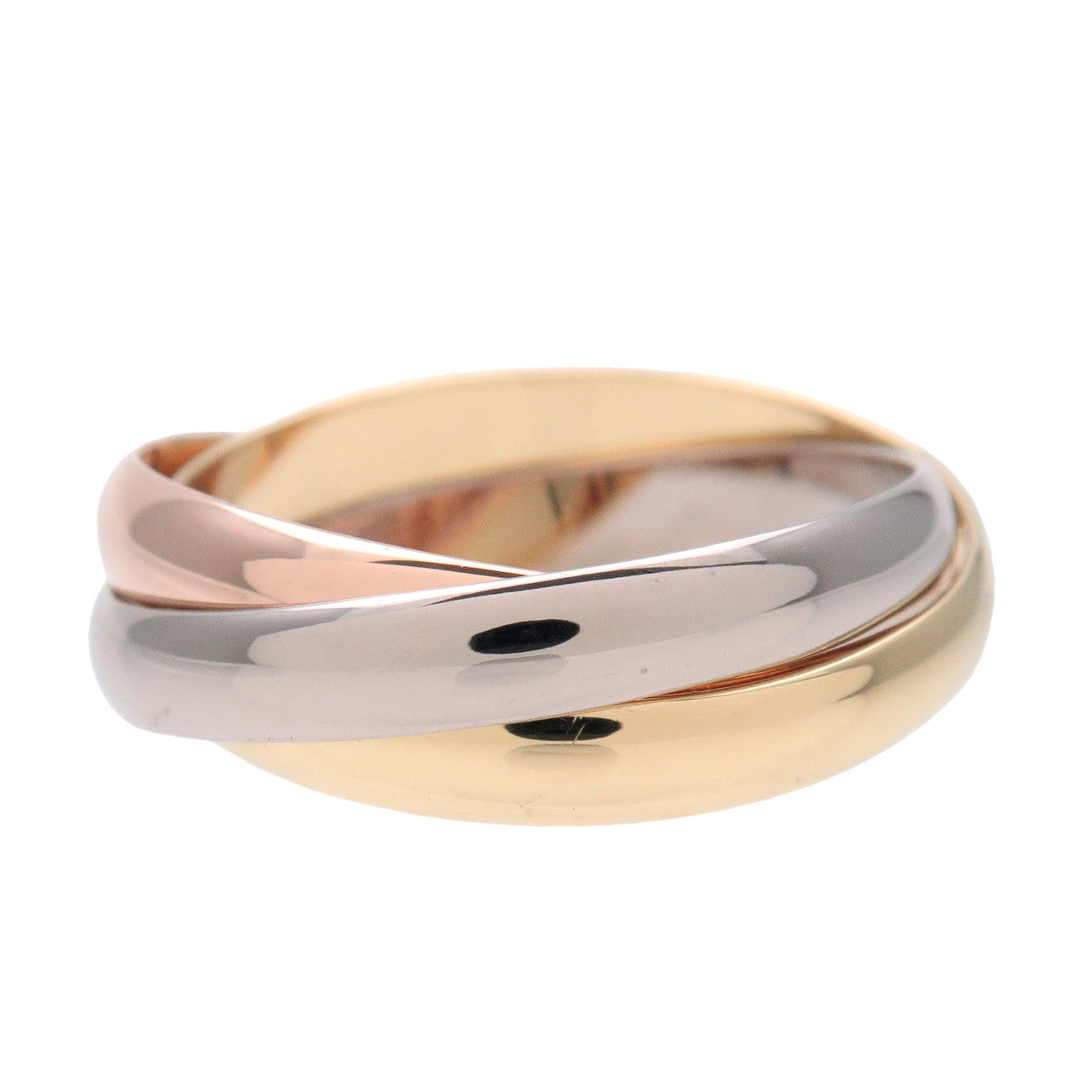 Cartier Cartier Trinity Ring SM K18 750YG/WG/PG #47 US4.5 EU47 HK9
