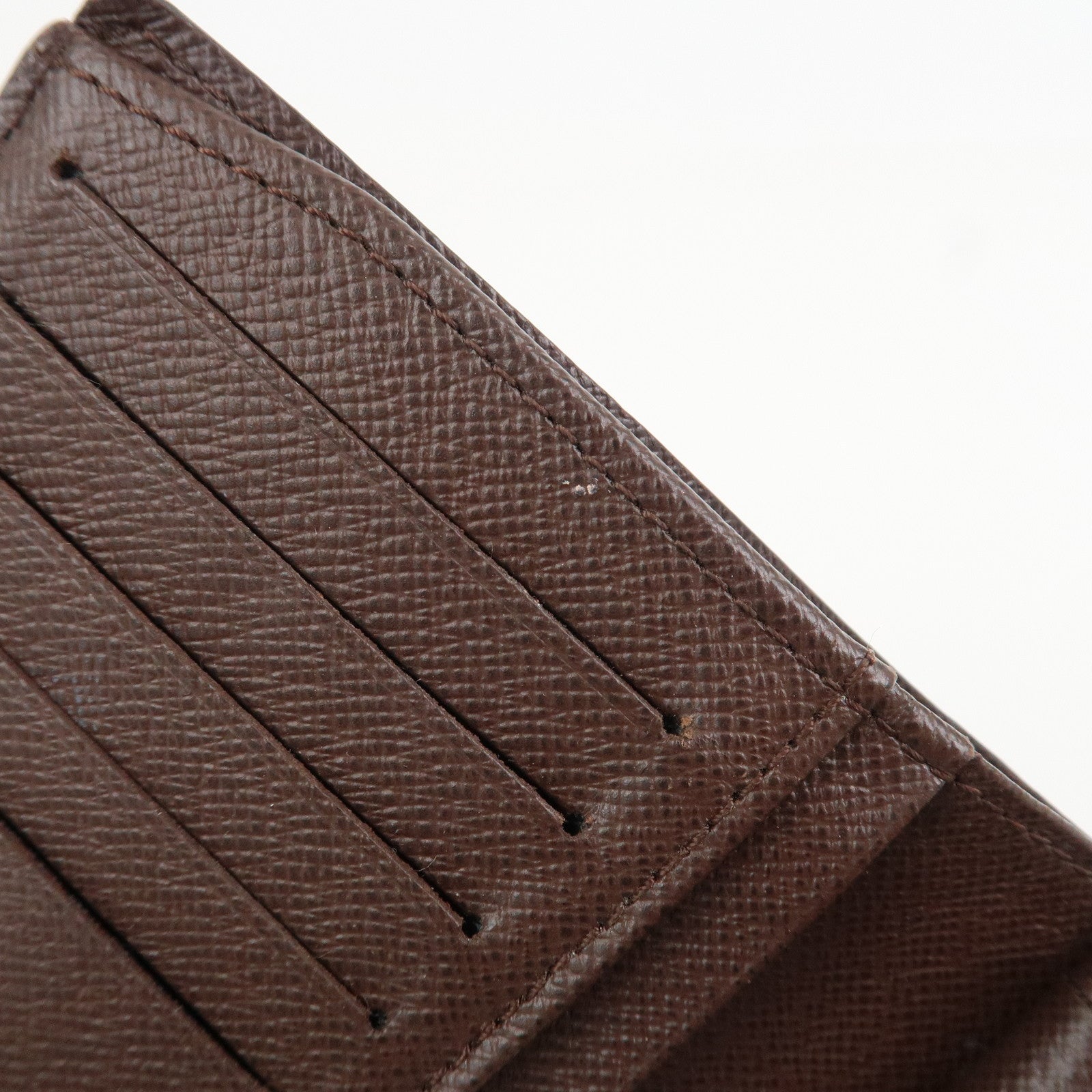 Louis Vuitton Damier Portefeuille Viennois Canvas Bi-fold Wallet Brown N61674