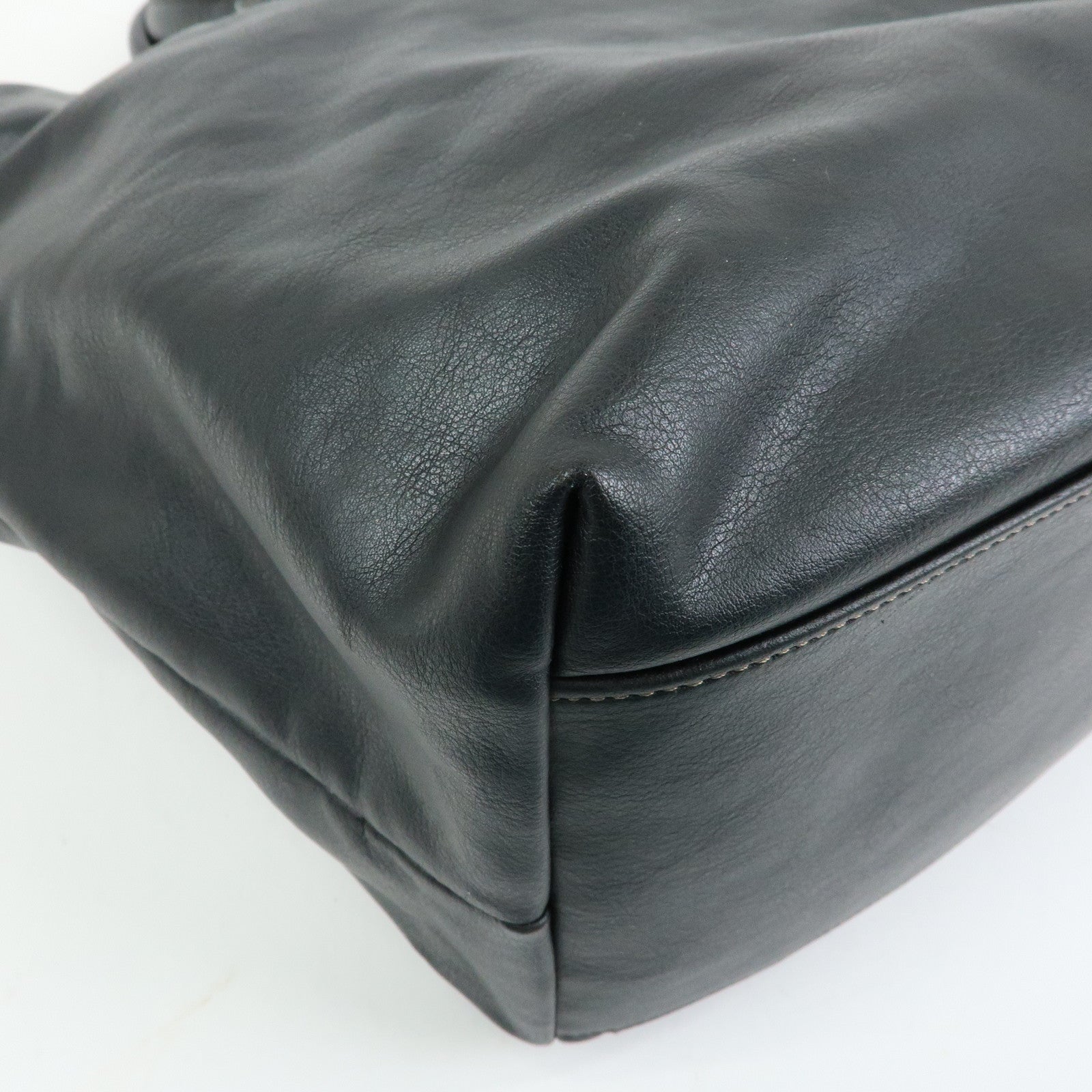 Chloe Eclipse Leather Tote Bag Shoulder Bag Hand Bag Black