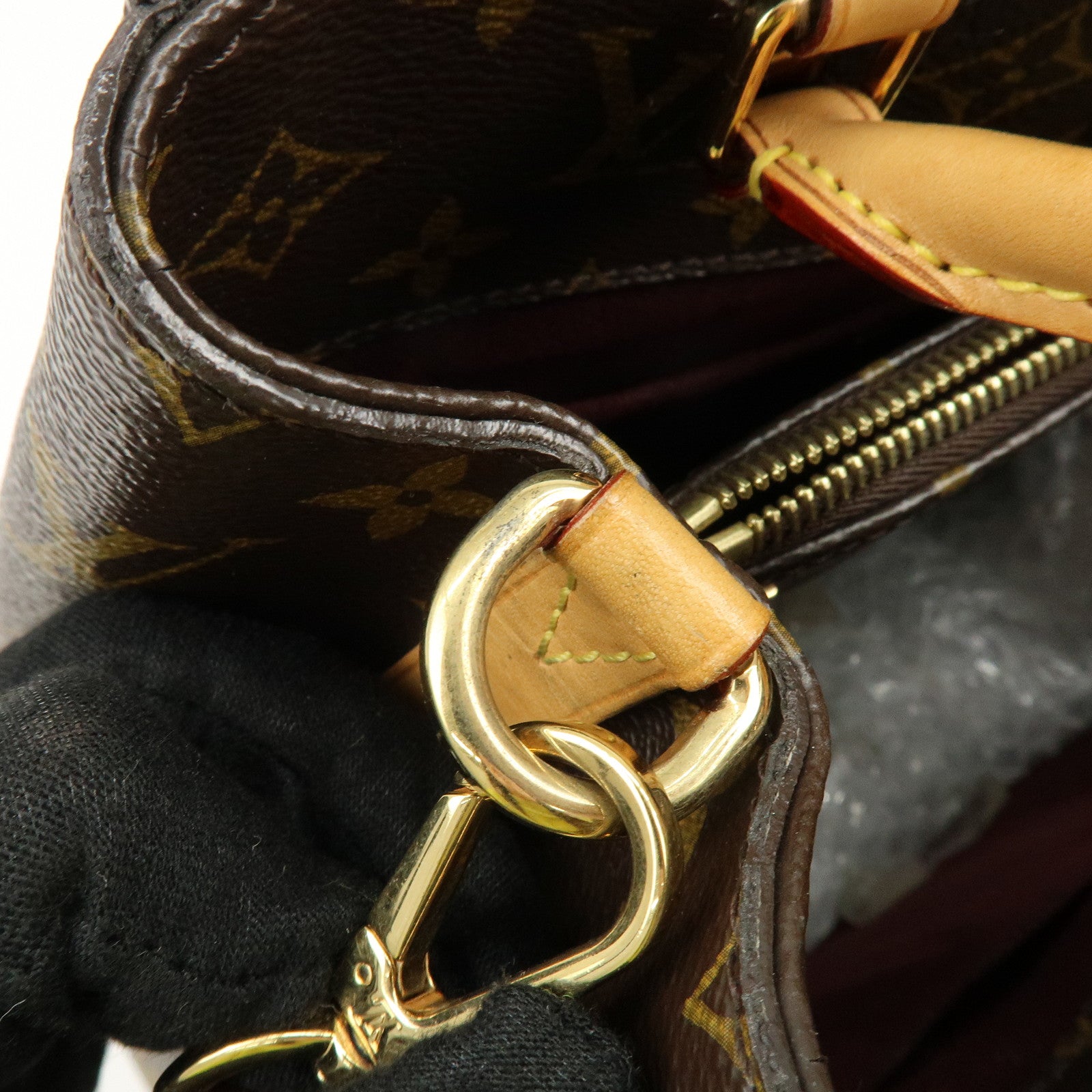 Louis Vuitton Monogram Montaigne MM 2Way Bag Hand Bag M41056