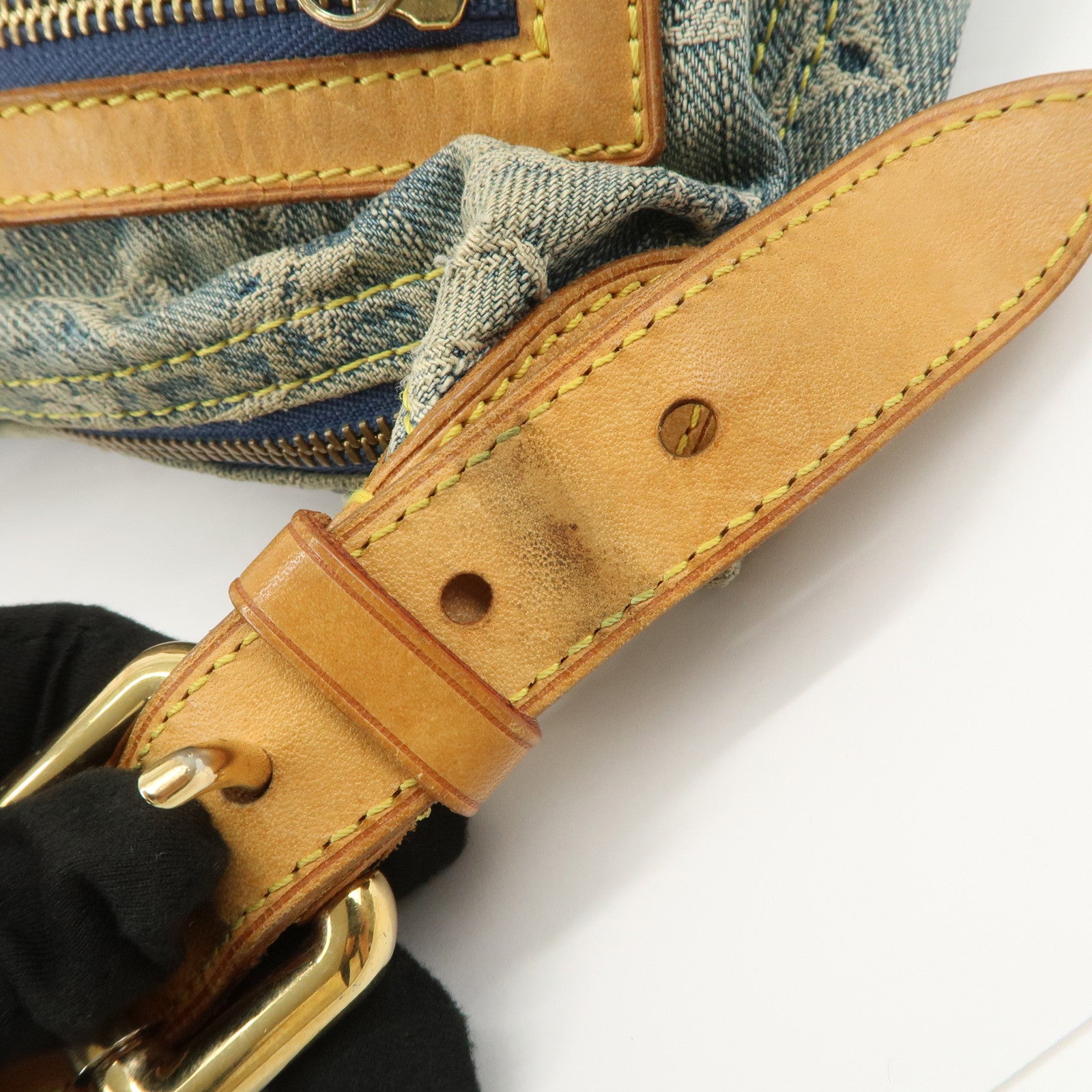 Louis Vuitton Monogram Denim Baggy PM 2Way Shoulder Bag M95049