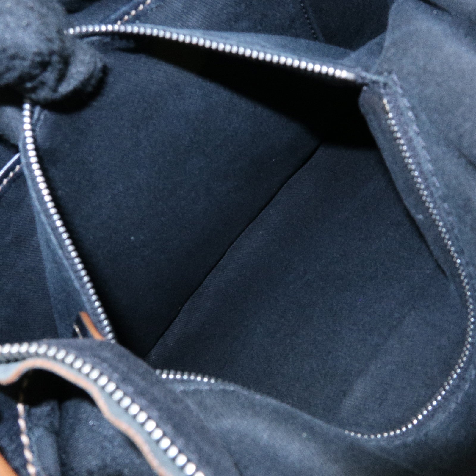 CELINE Macadam Canvas Leather Shoulder Bag Crossbody Bag Black