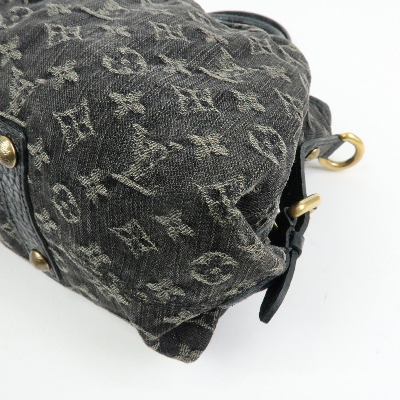 Louis Vuitton Monogram Denim Neo Cabby MM 2Way Bag Noir M95351