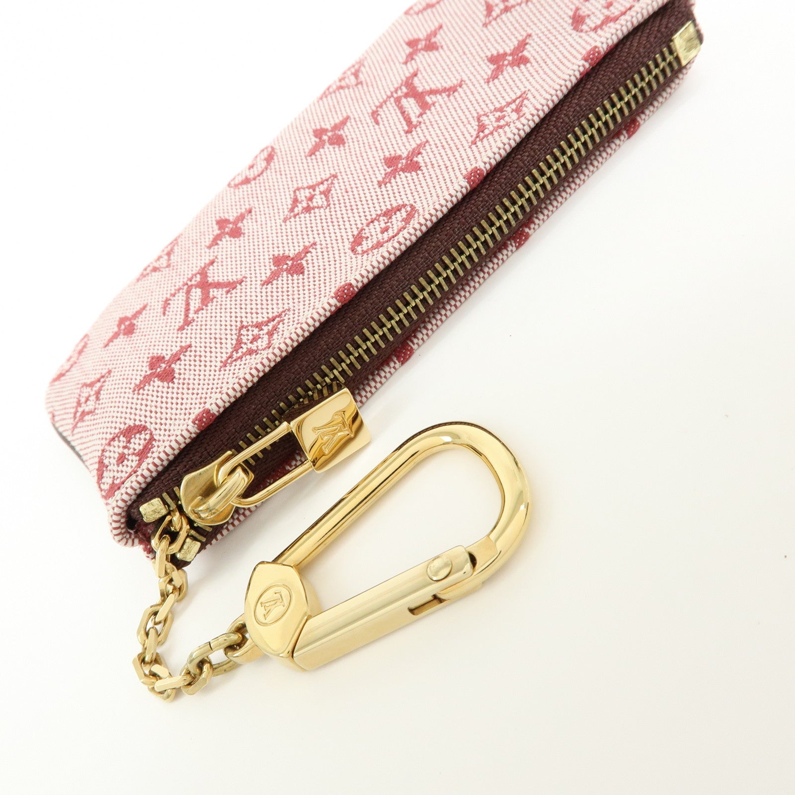 Louis Vuitton Monogram Mini Pochette Cles Coin Case Cerise M92238