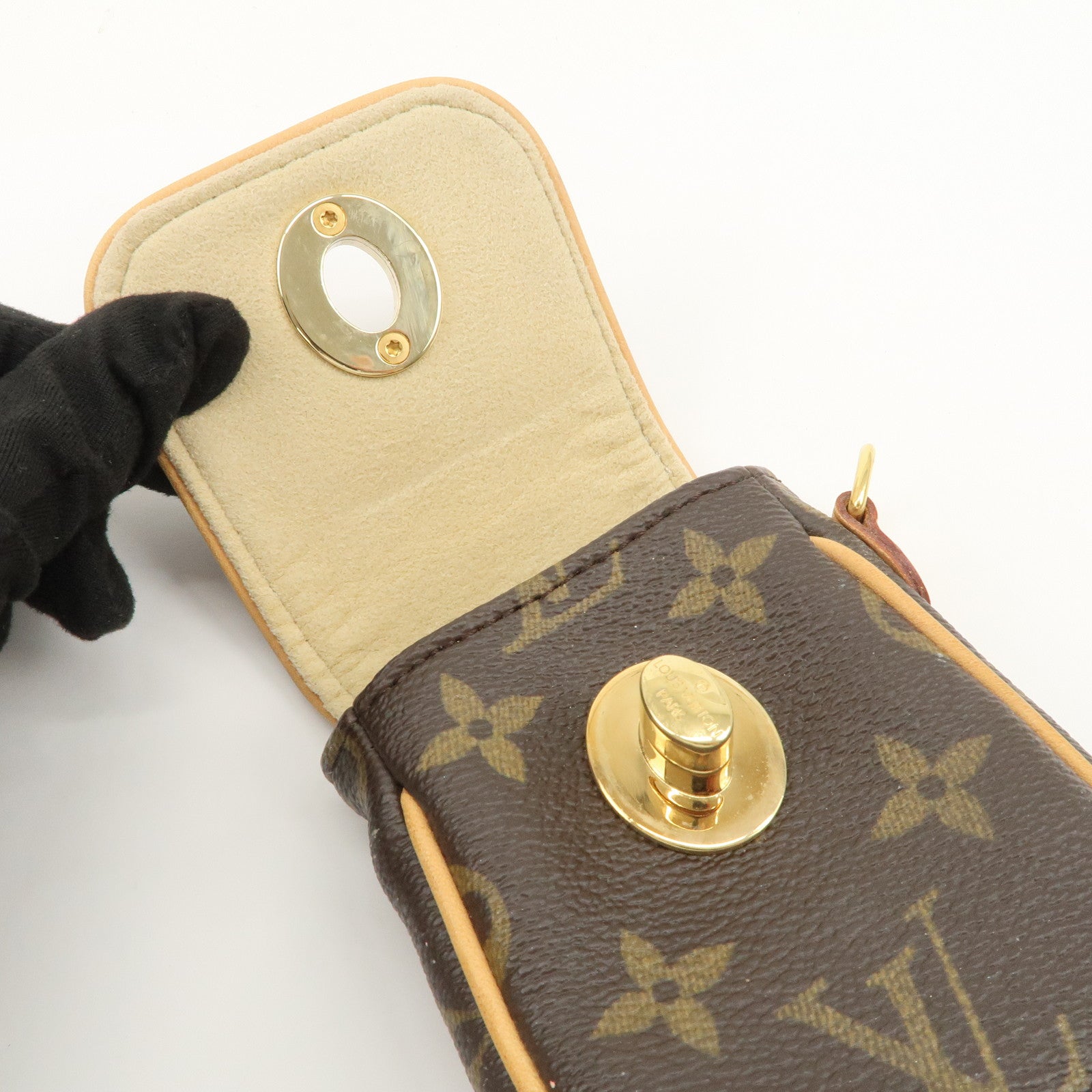 Louis Vuitton Monogram Pochette Tulum Mini Pouch Purse M60020