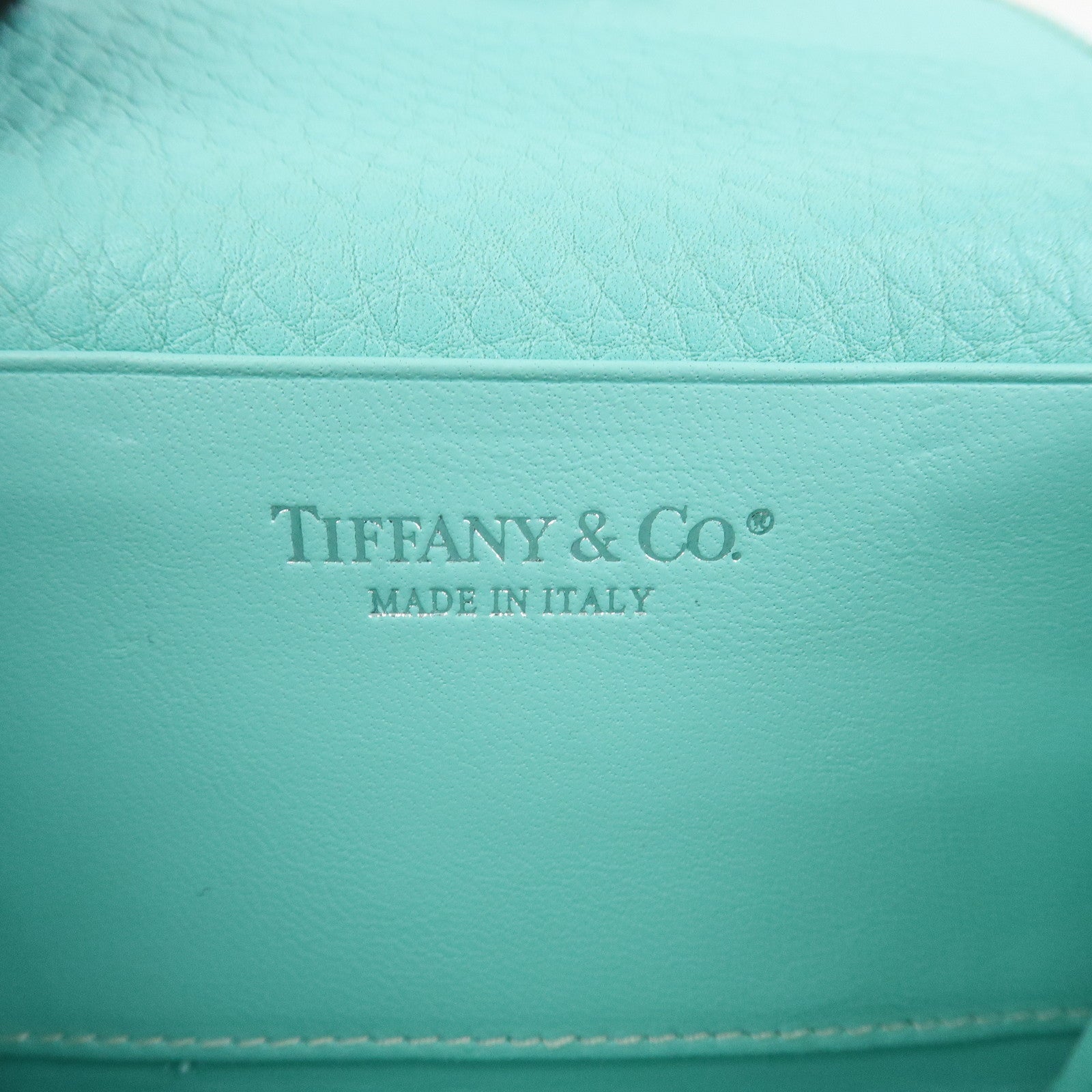 Tiffany & Co Leather Compact Bi-fold Wallet Tiffany Light Blue