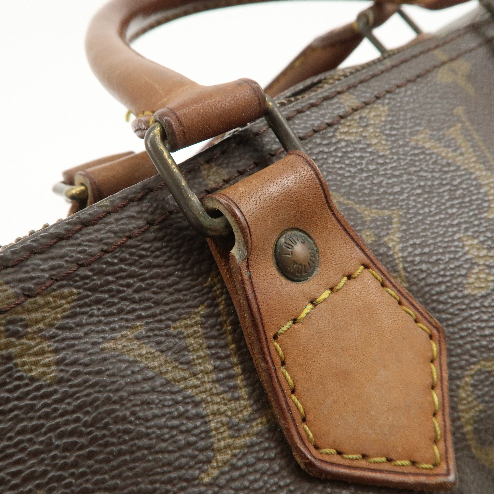 Louis Vuitton Monogram Speedy 40 Hand Bag Boston Bag Brown M41522