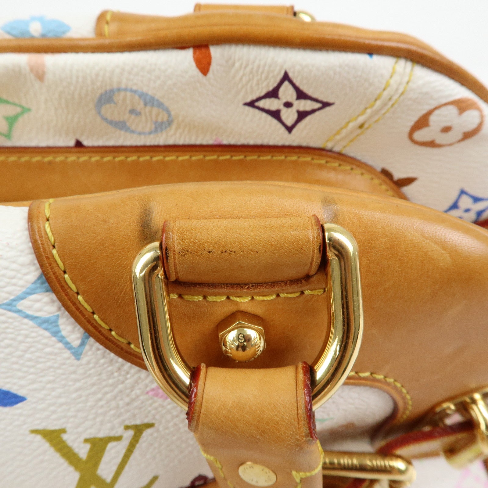 Louis Vuitton Monogram Multicolor Claudia Hand Bag Blanc M40193