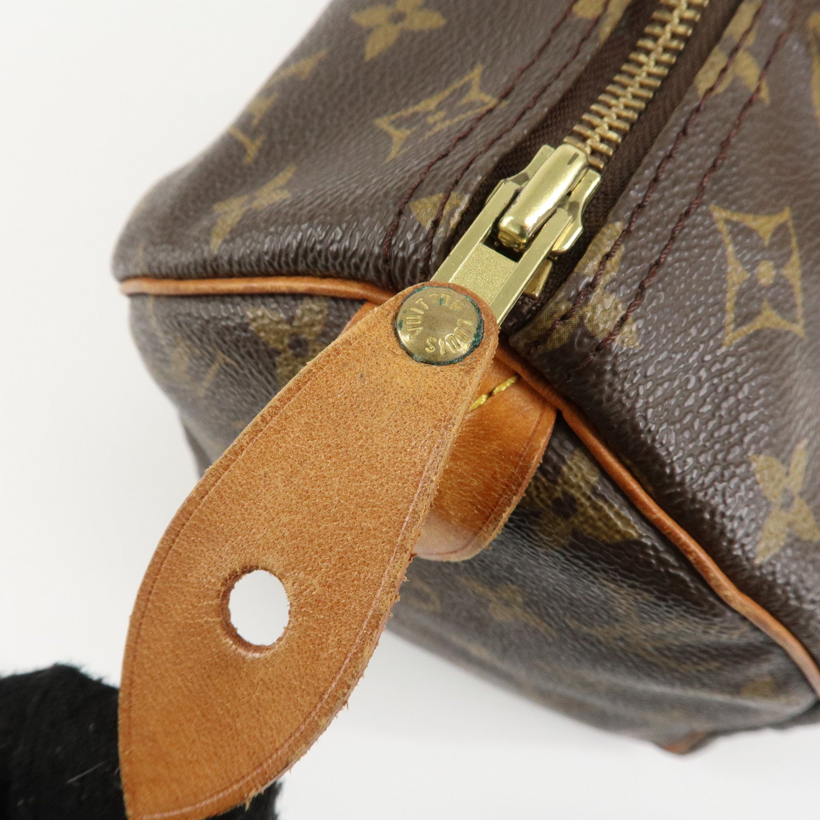 Louis Vuitton Monogram Speedy 30 Hand Bag Boston Bag M41526 Used