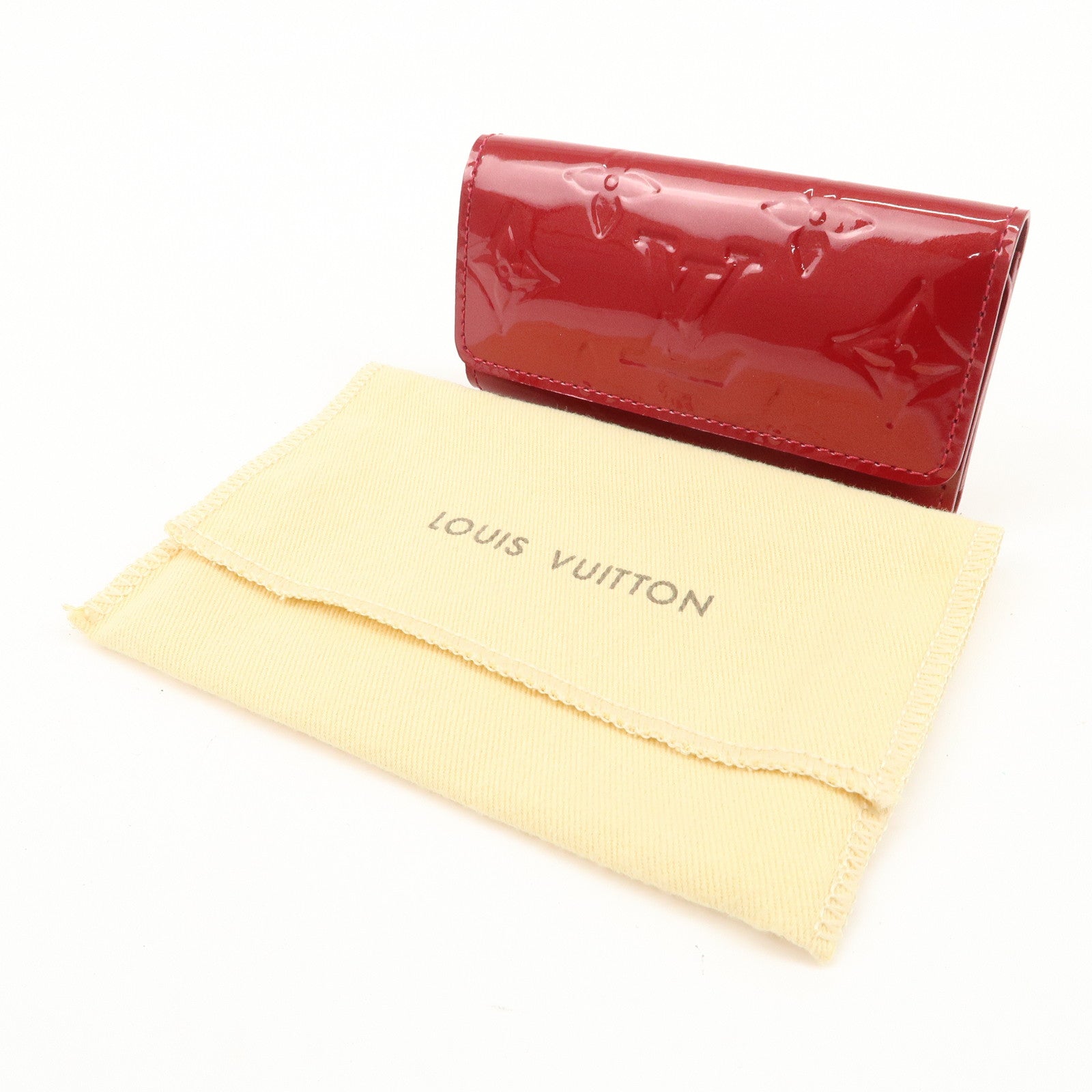 Louis Vuitton Vernis Multicles 4 Key Case Key Holder Cerise M91976