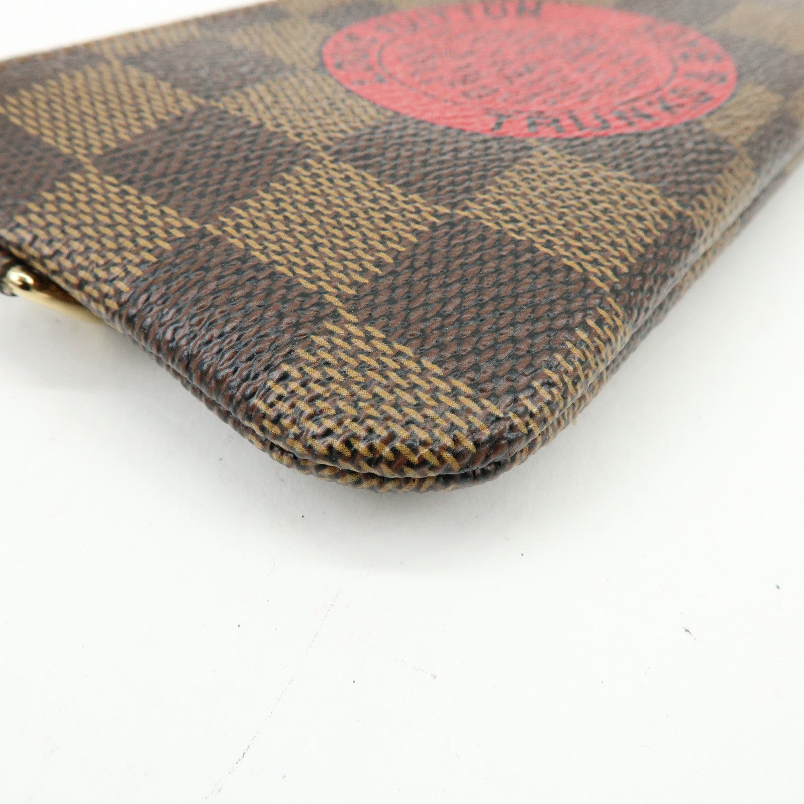 Louis Vuitton Damier T&B Pochette Cles Complice Coin Case N61742