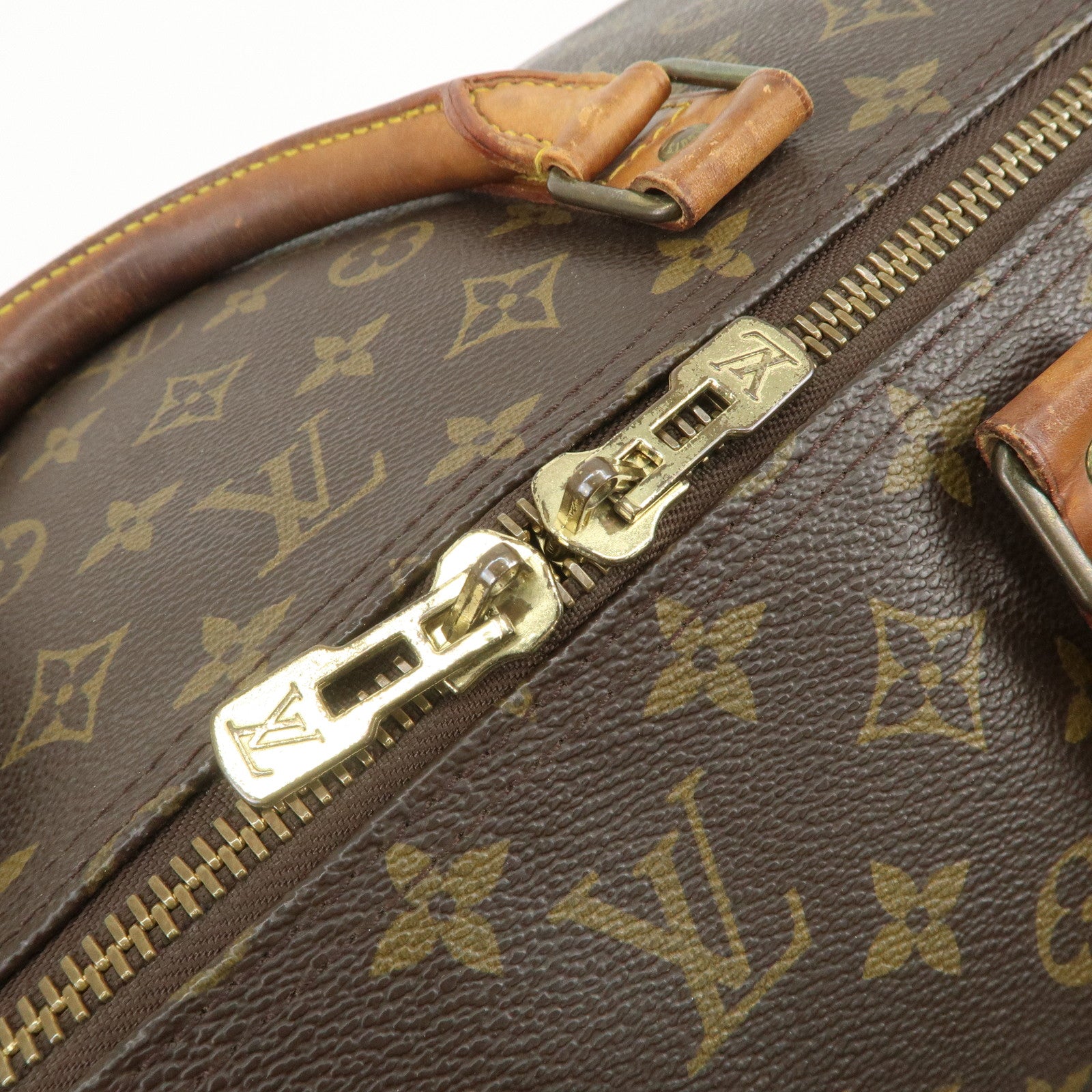 Louis Vuitton Monogram Keep All 60 Boston Bag Brown M41422