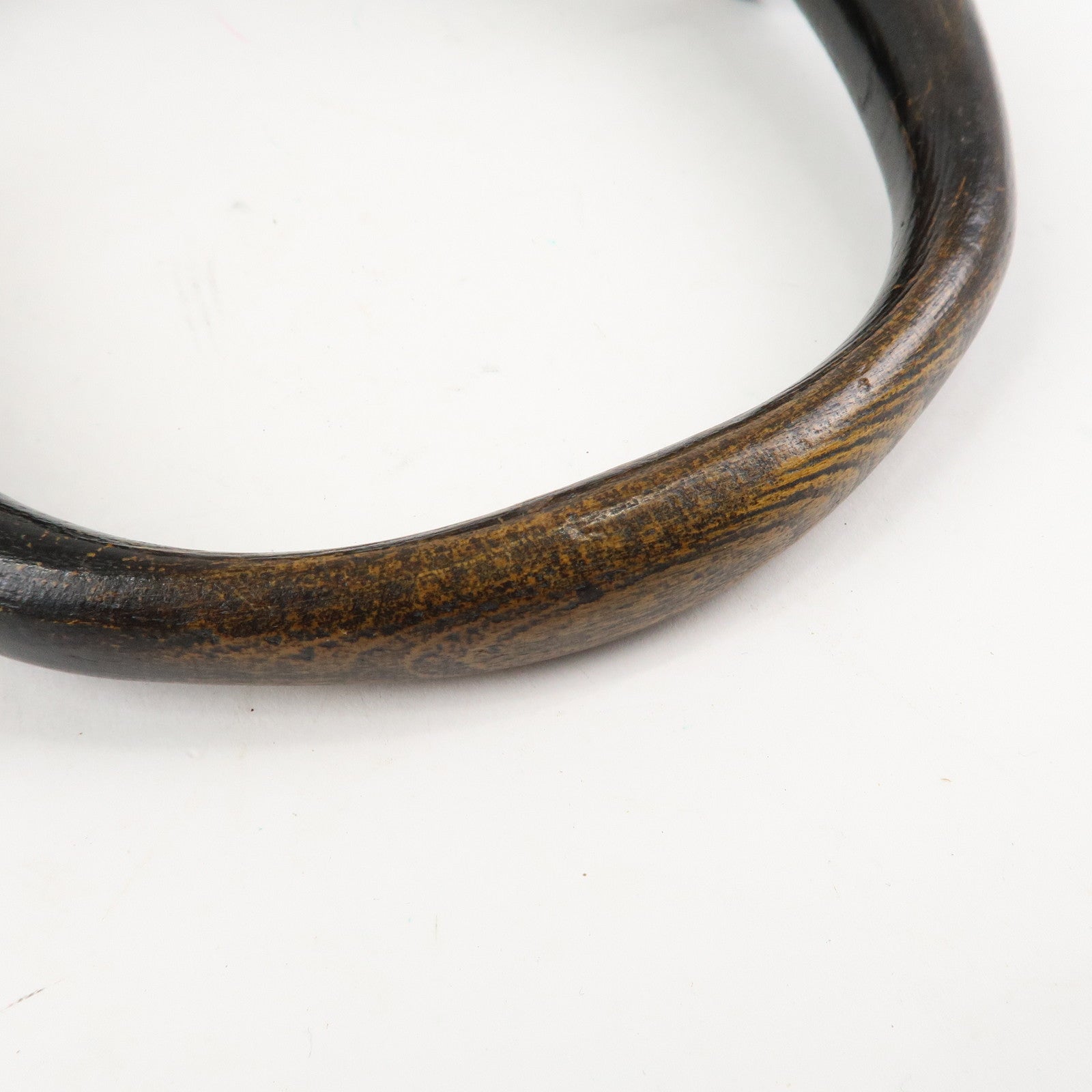 GUCCI GG Canvas Wood Handle Shoulder Bag Hand Bag Beige 106494 Used