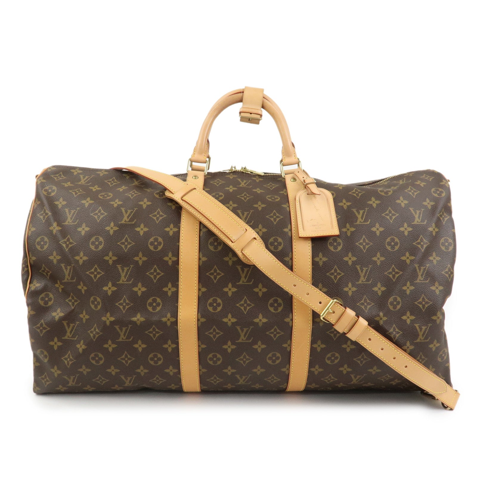 Louis Vuitton Monogram Keep All Bandouliere 60 Boston Bag M41412