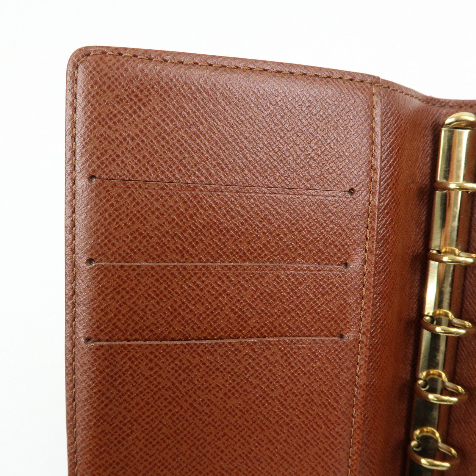 Louis Vuitton Monogram Agenda PM Planner Cover Brown R20005
