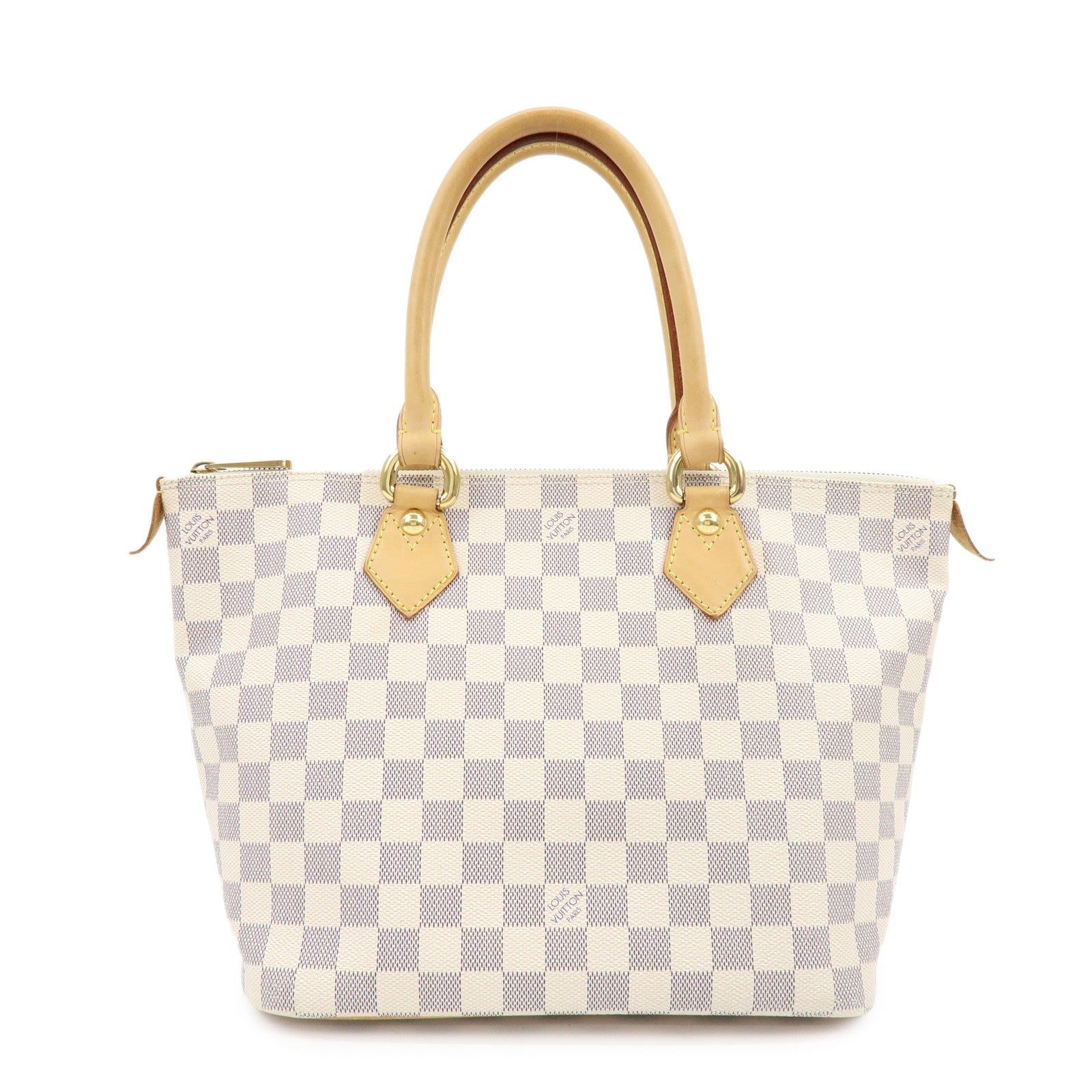 Louis Vuitton Damier Azur Saleya PM Tote Bag Hand Bag N51186
