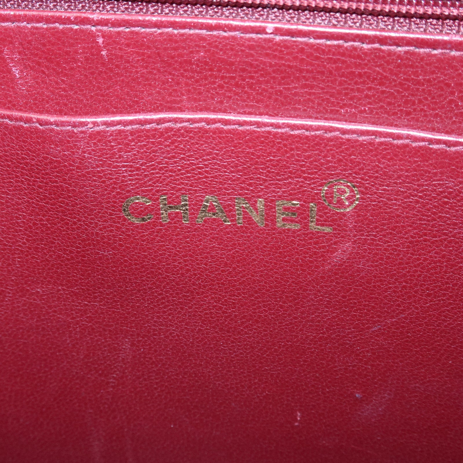 CHANEL Jumbo Matelasse 34 Lamb Skin Flap Shoulder Bag Black A01094