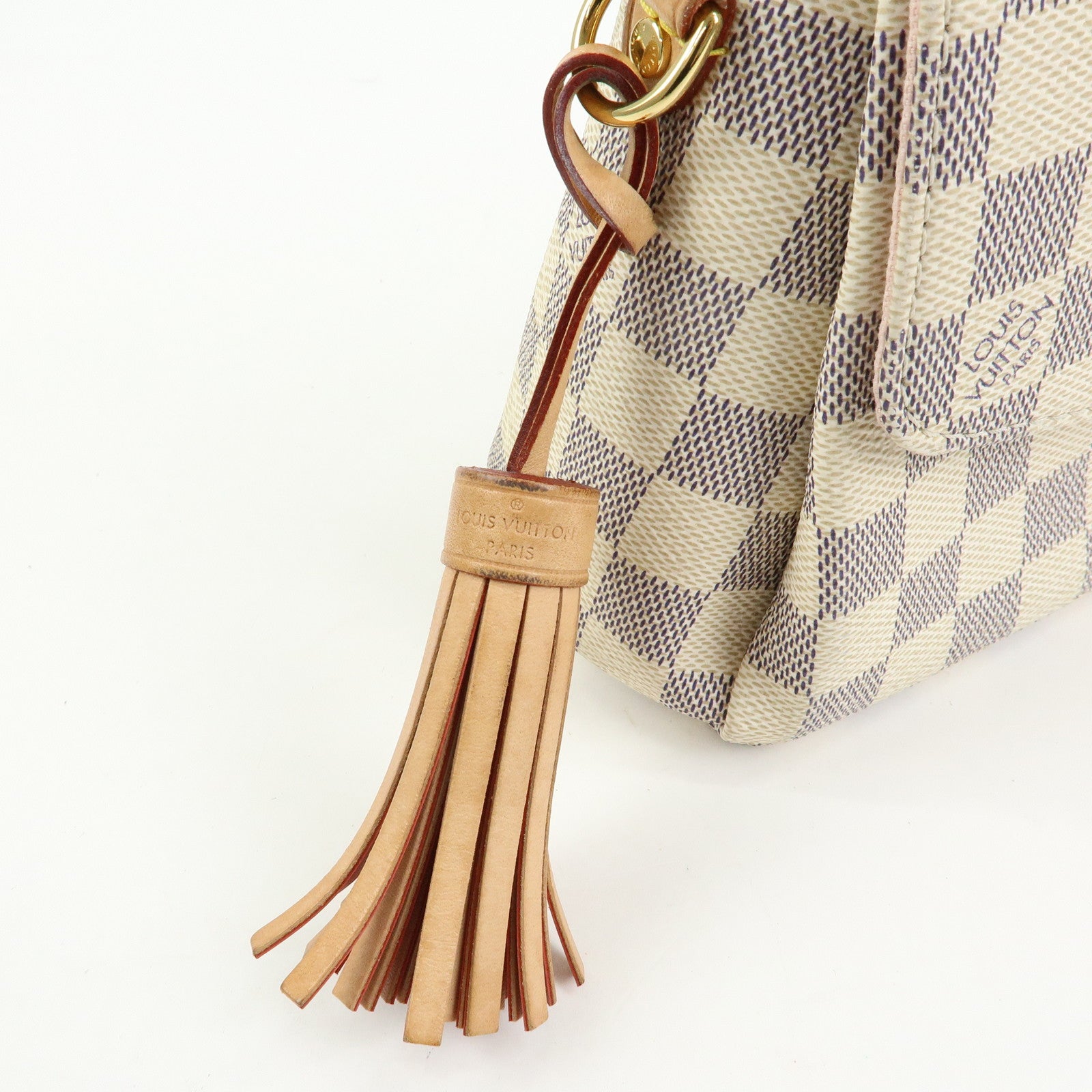 Louis Vuitton Damier Azur Croisette Canvas Leather 2Way Bag N41581