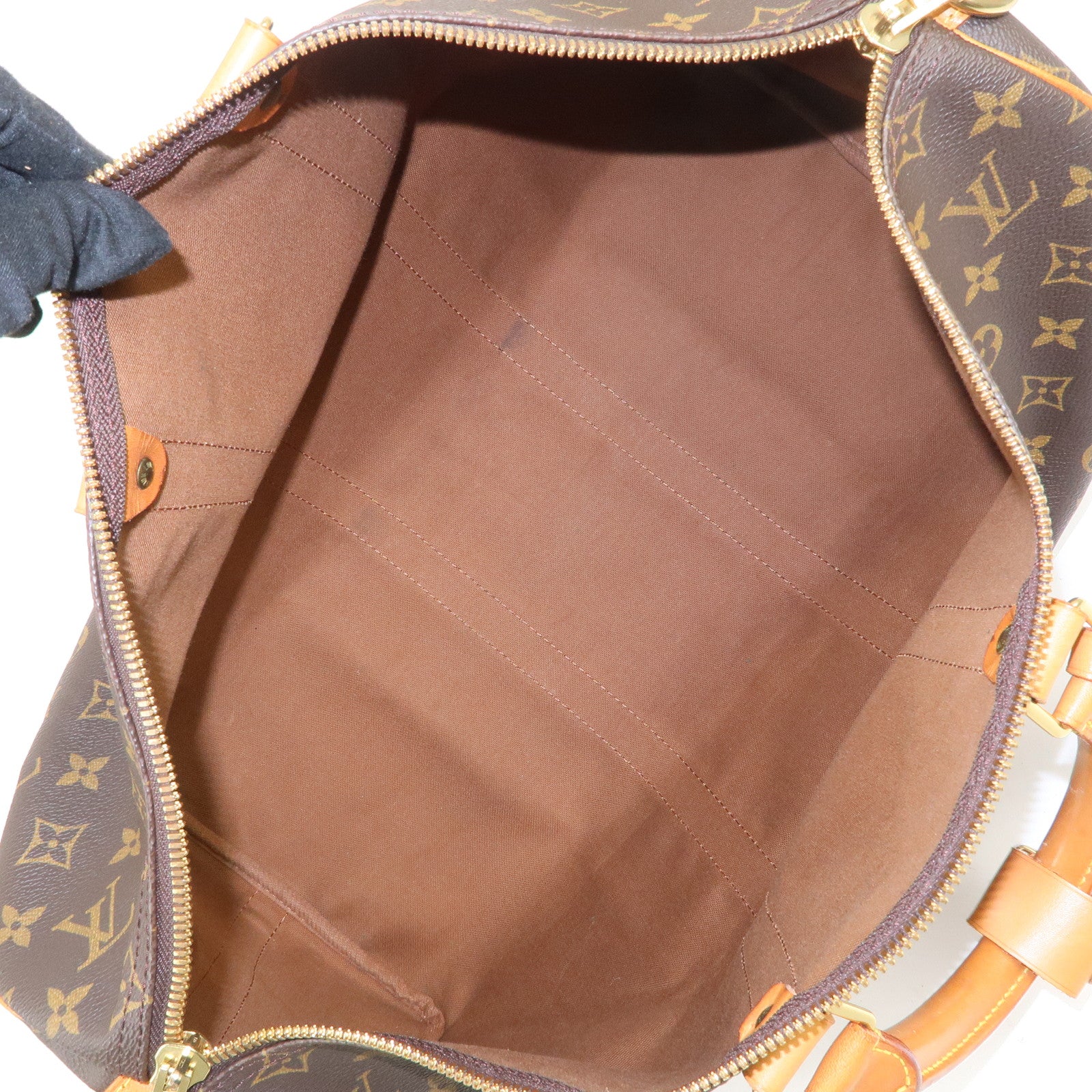 Louis Vuitton Monogram Keep All Bandouliere 45 Boston Bag M41418