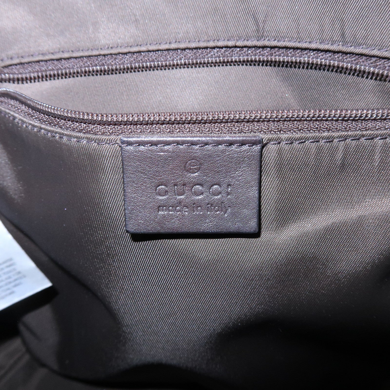 GUCCI Childrens GG Supreme Leather Backpack Beige Brown 271327