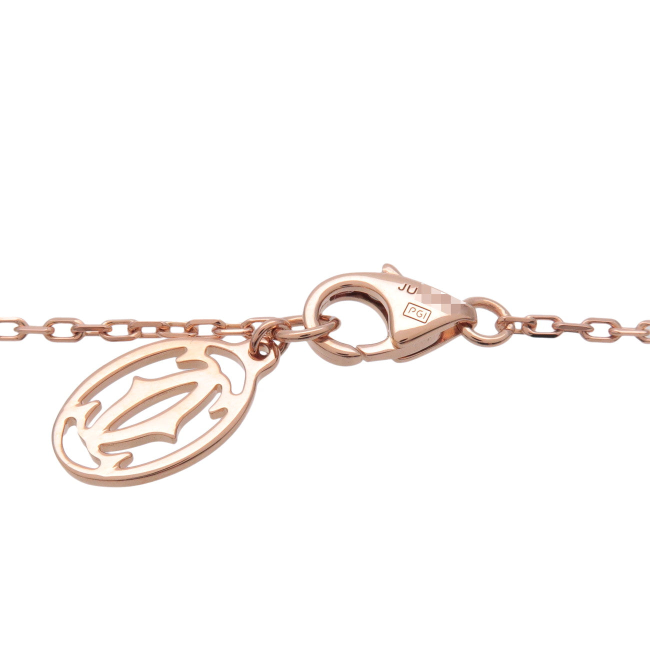 Cartier Diamants Legers Necklace SM Diamond 0.09ct 750PG Rose Gold