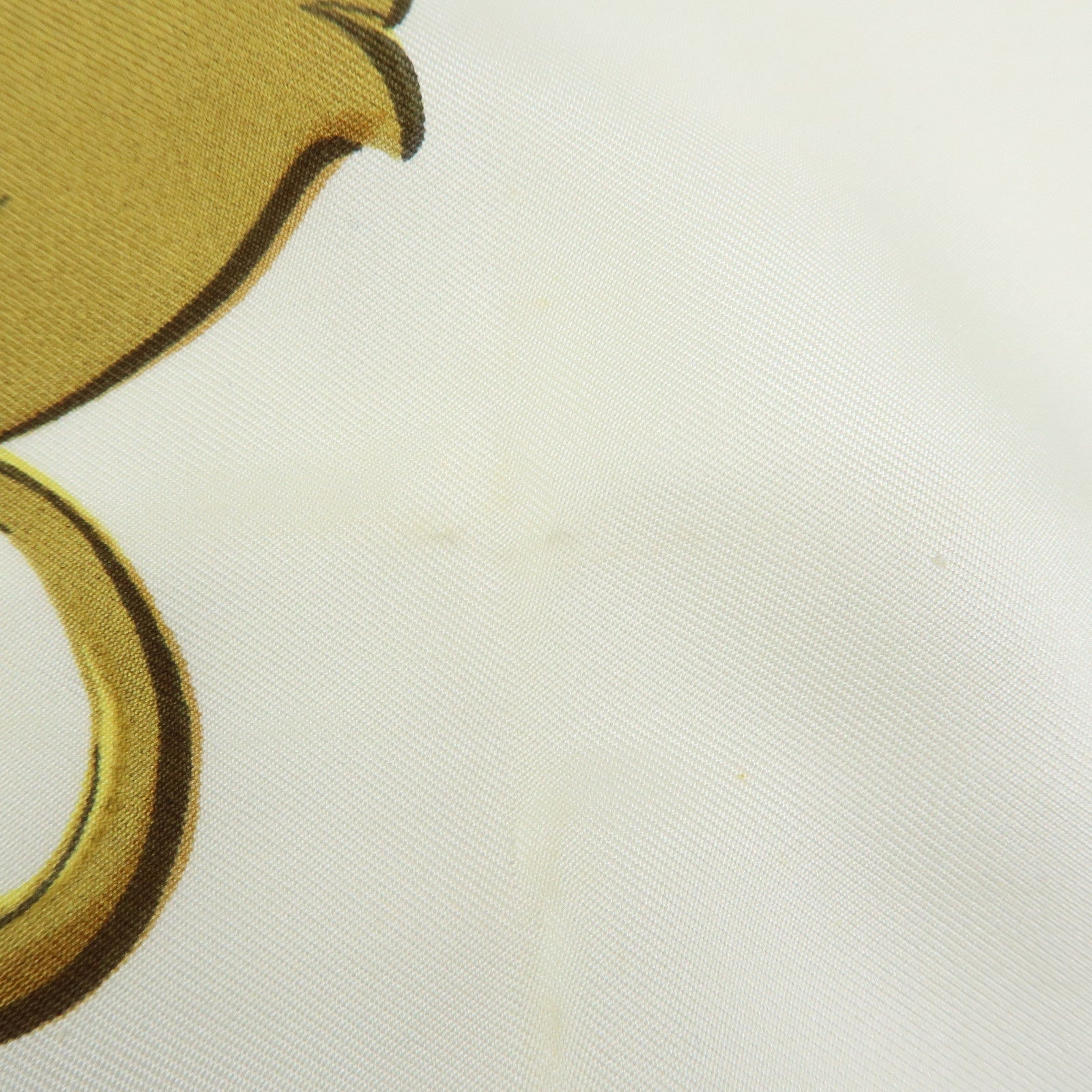 HERMES Carre 90 Silk 100% Scarf BRIDES DE GALA Bridle Green White