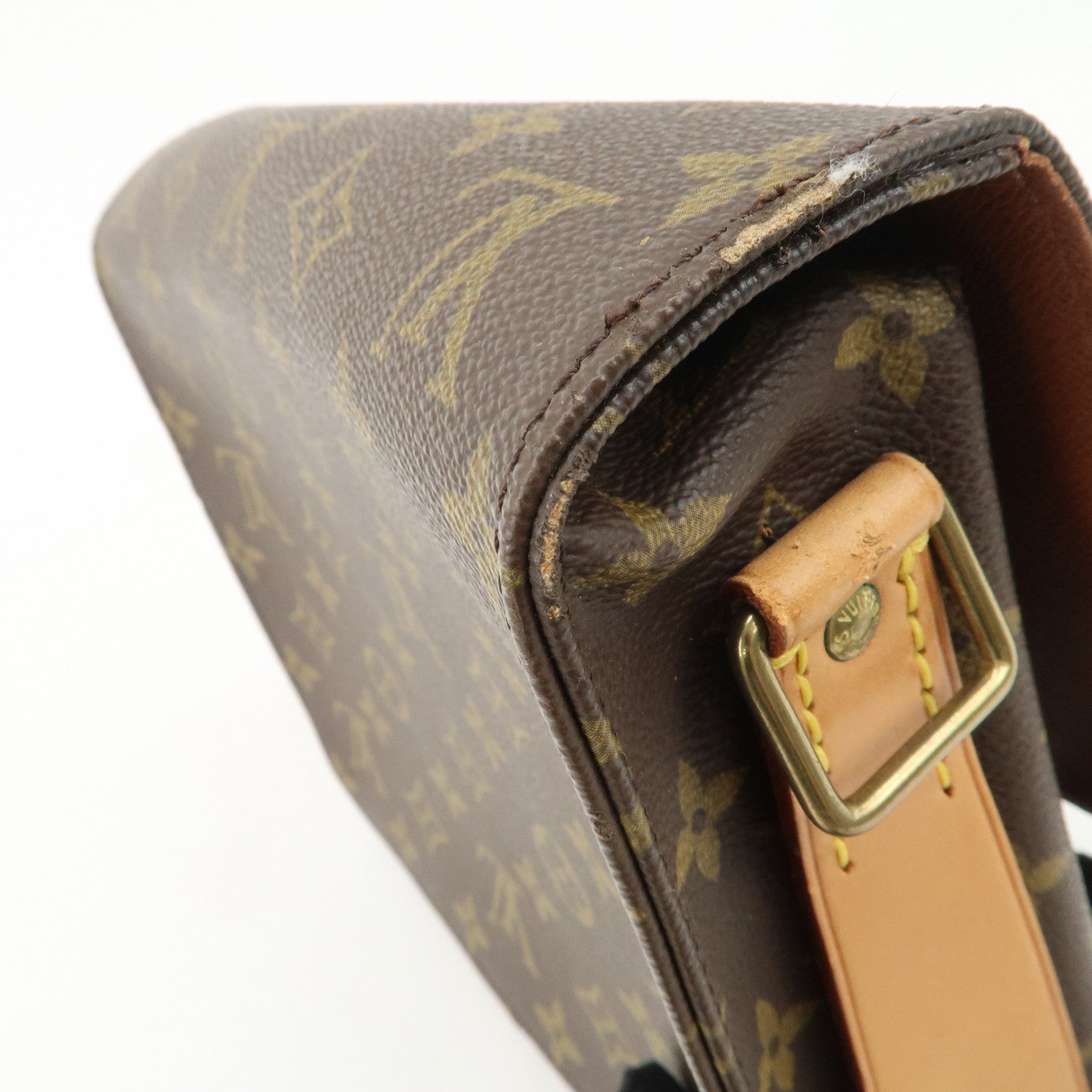Louis Vuitton Monogram Cartouchiere MM Shoulder Bag M51253