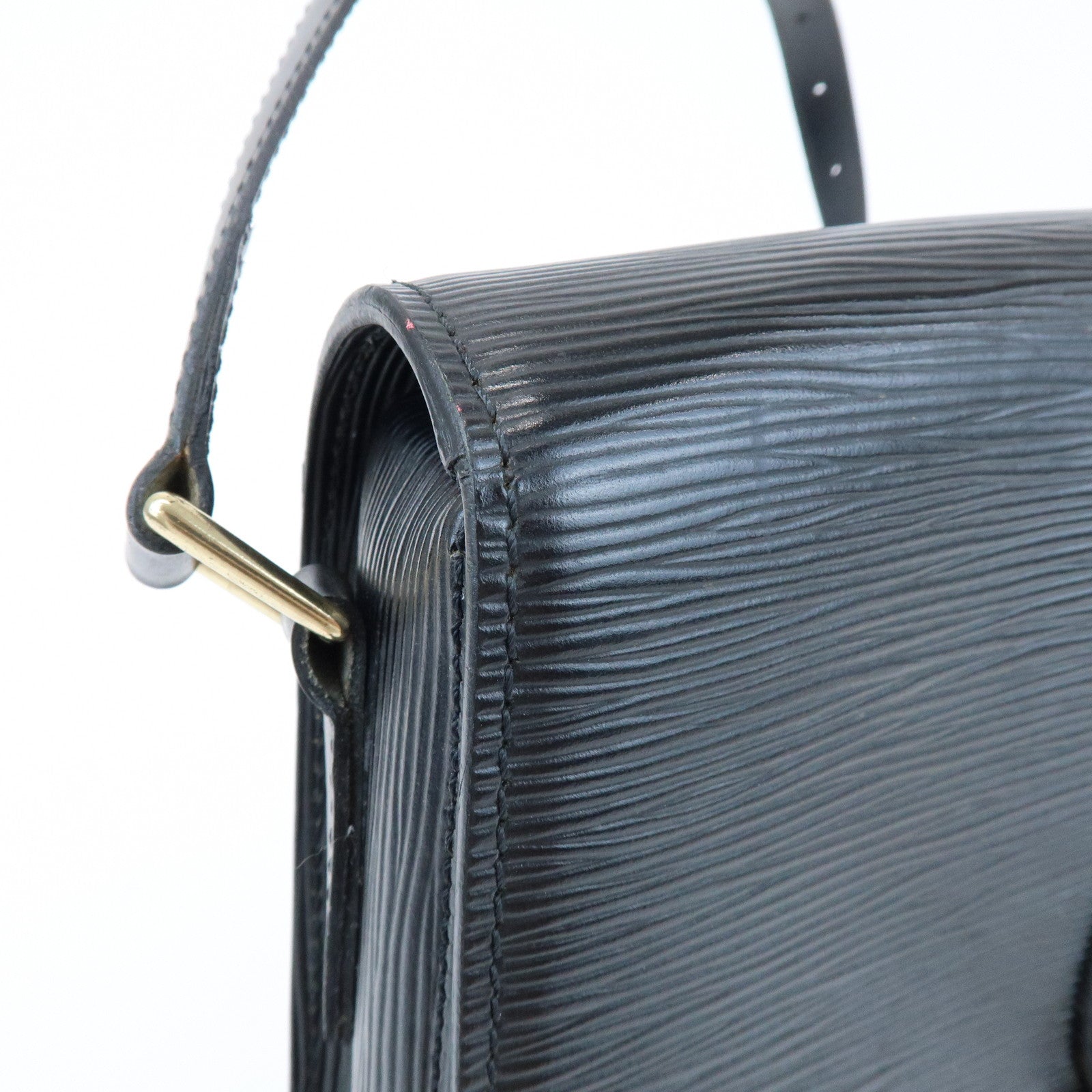 Louis Vuitton Epi Saint Cloud Shoulder Bag Black Noir M52192