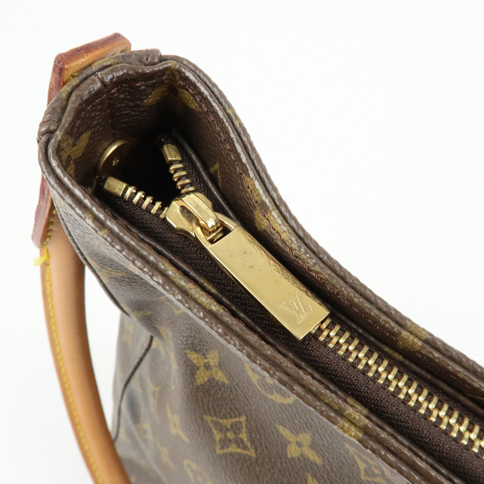 Louis Vuitton Monogram Looping GM Shoulder Bag Brown M51145
