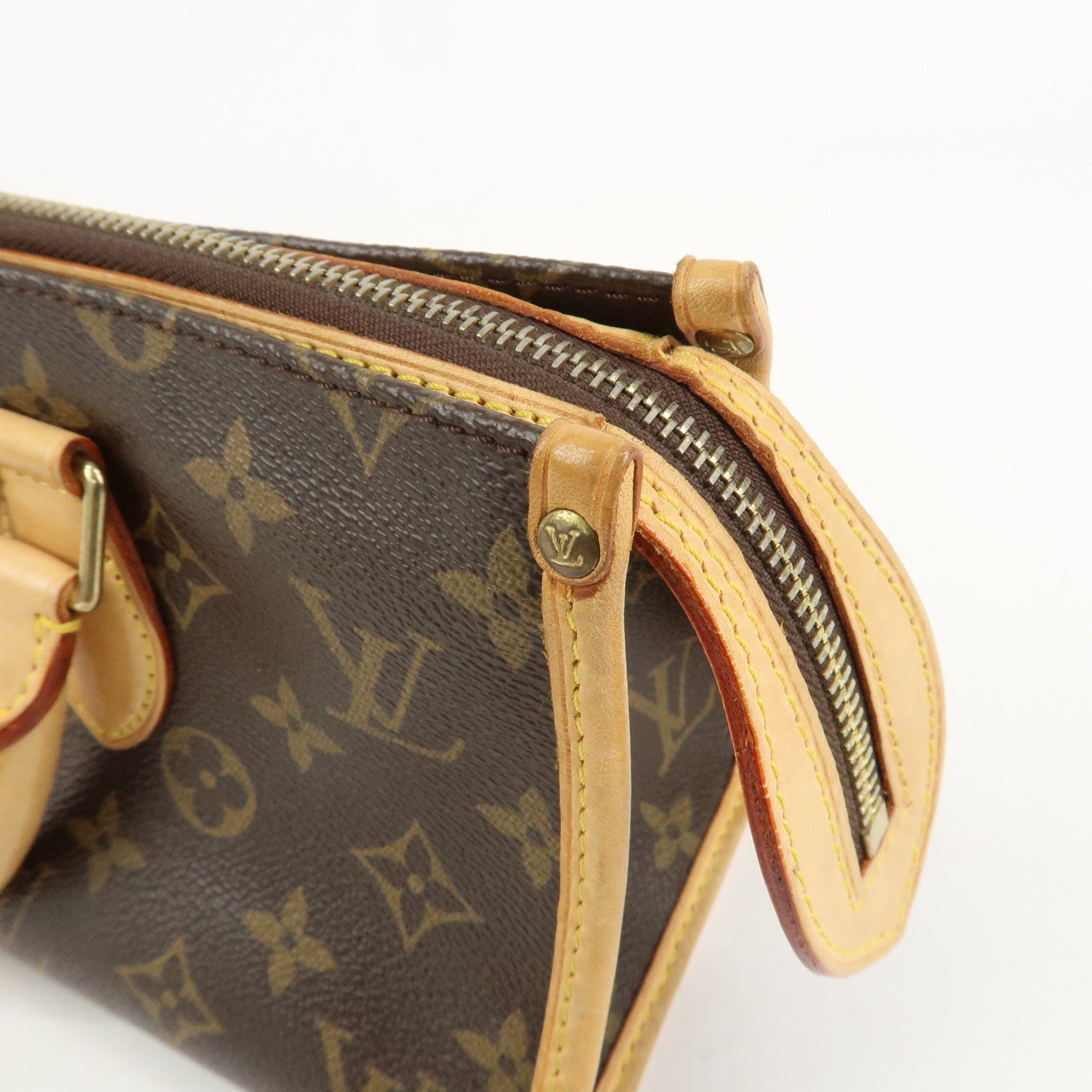 Louis Vuitton Monogram Popincourt Hand Bag Brown M40009