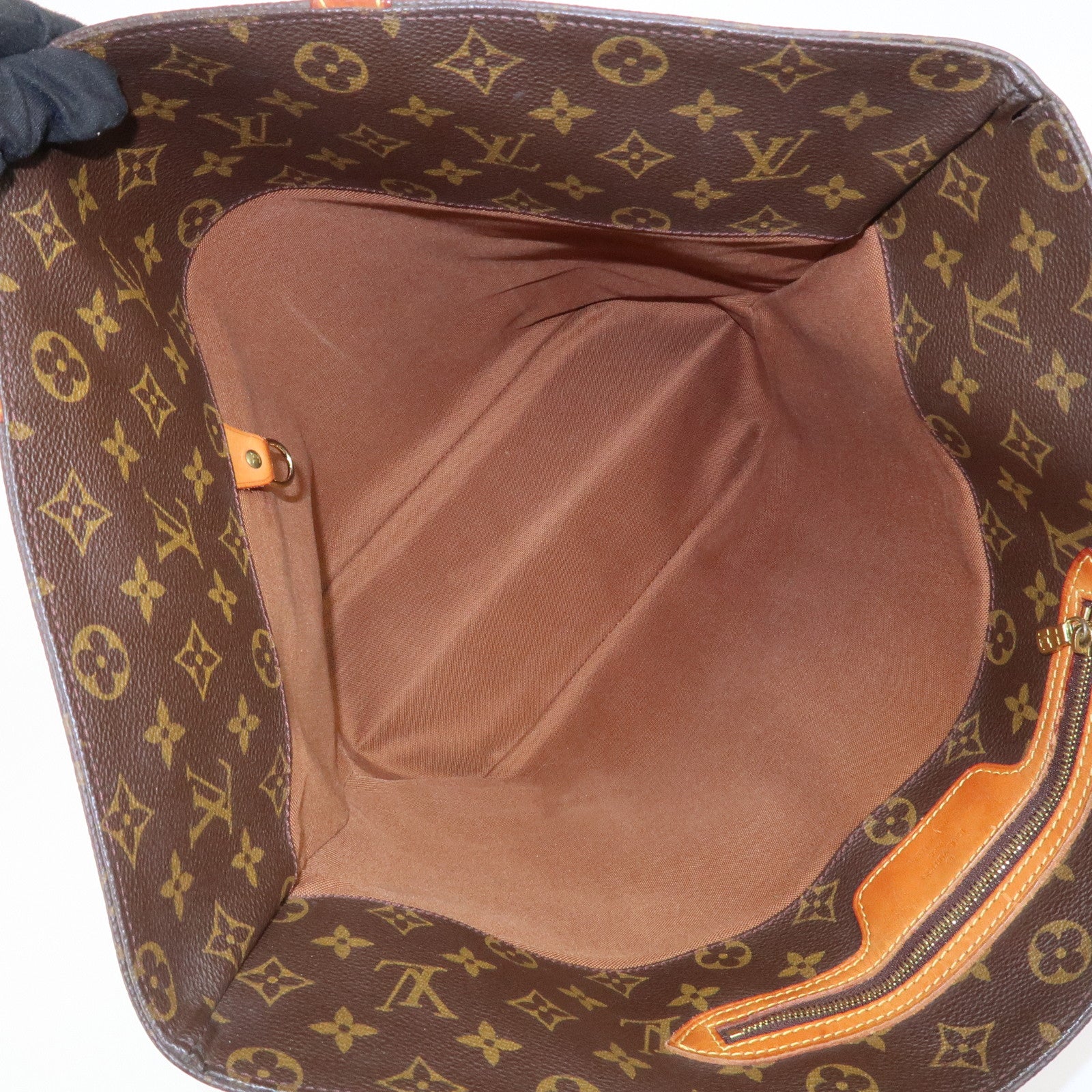 Louis Vuitton Monogram Sac Shopping Shoulder Bag Brown M51108