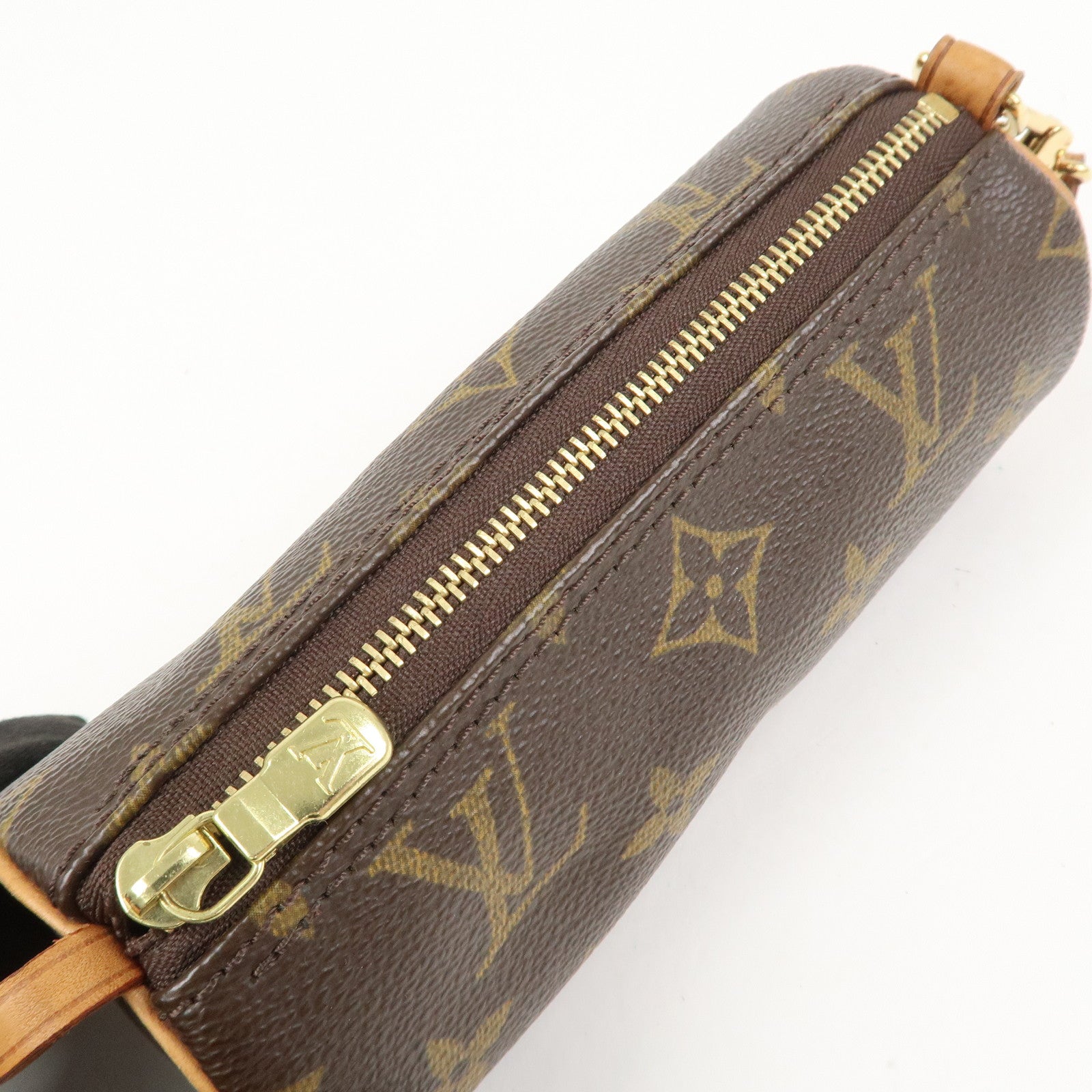 Louis Vuitton Monogram Mini Pouch for Papillon Bag New Style Brown
