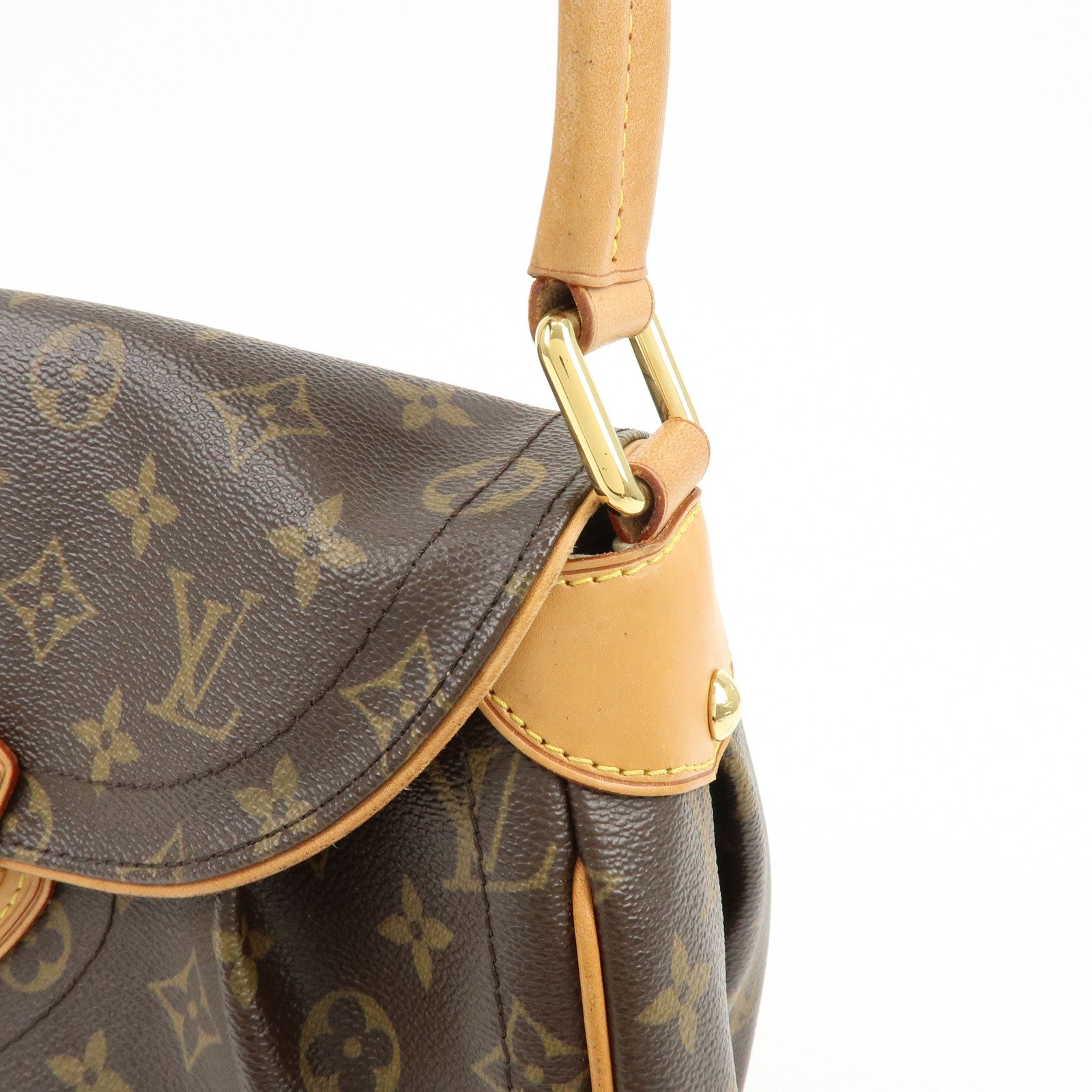 Louis Vuitton Monogram Beverly MM Shoulder Bag Brown M40121